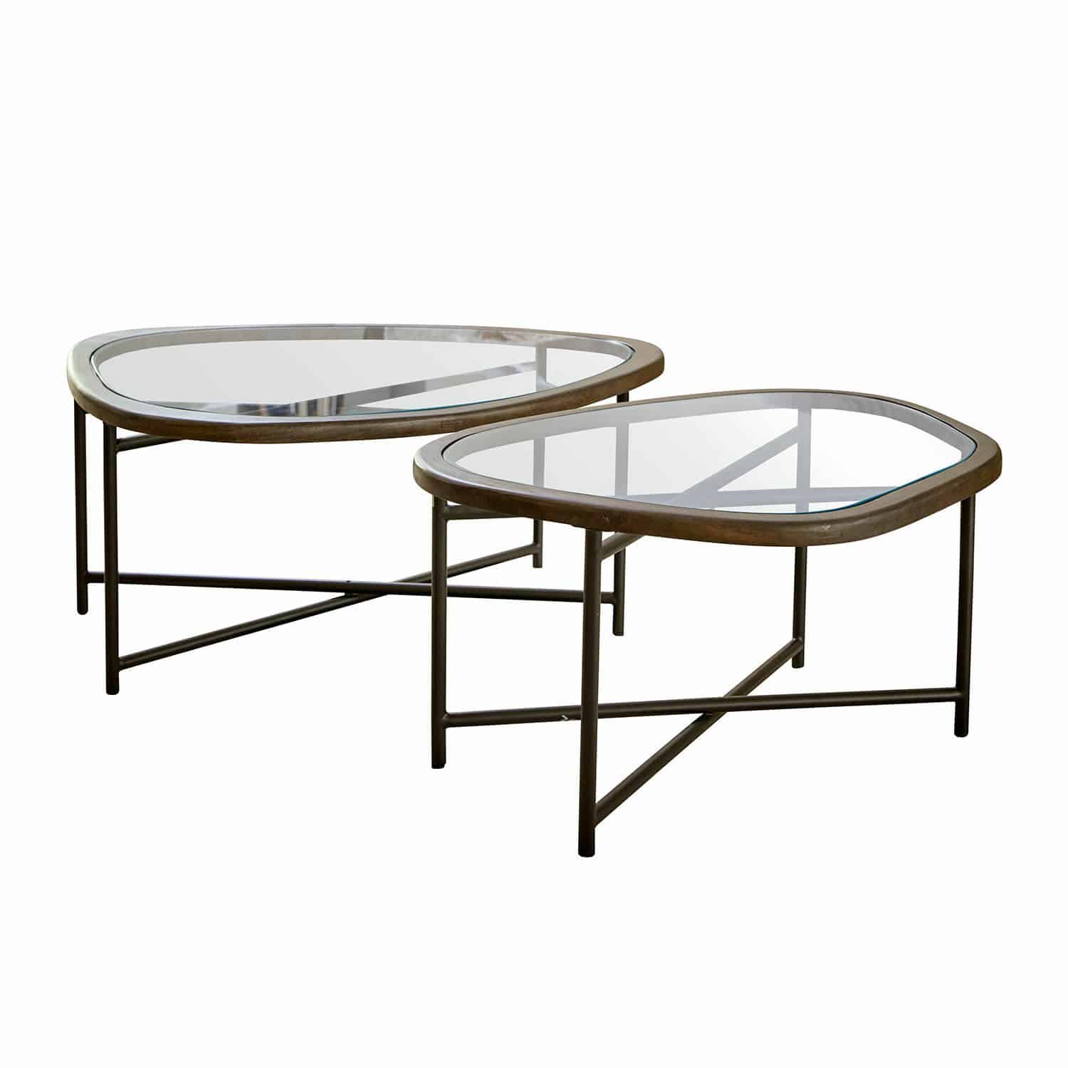 Lot de 2 tables basses Kembria