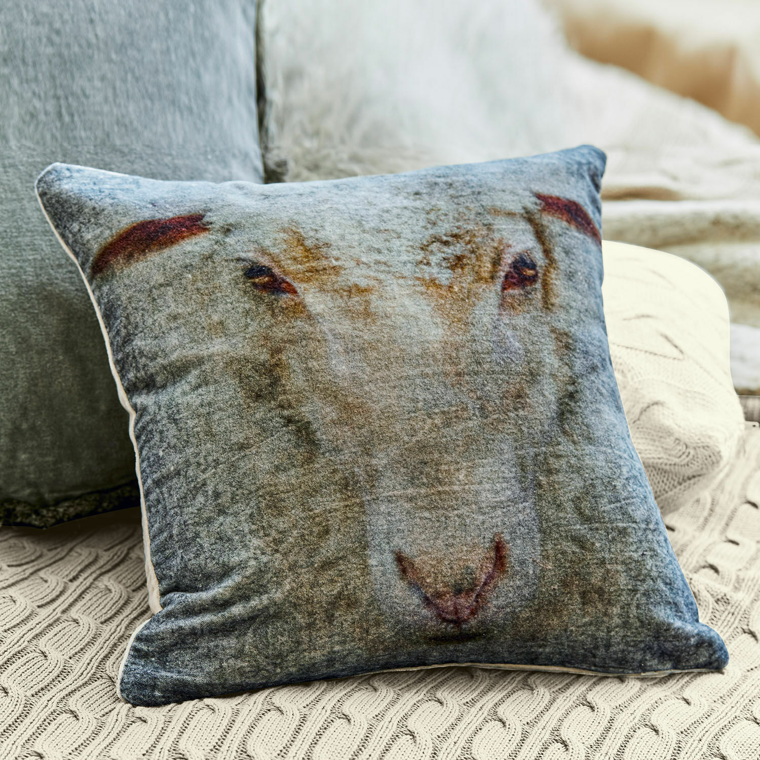 Lot de 2 housses de coussins Palina