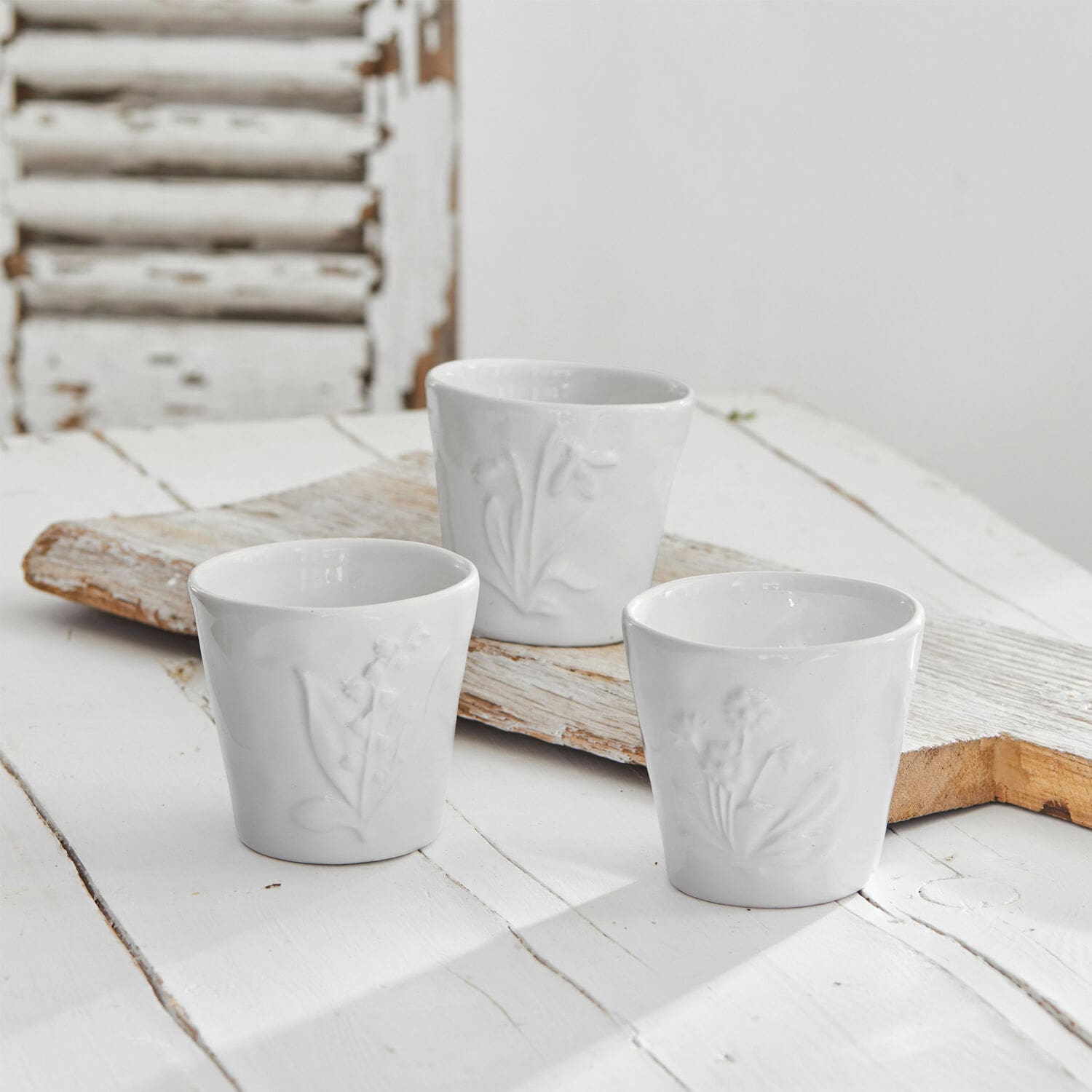 Lot de 3 cache-pots Spring