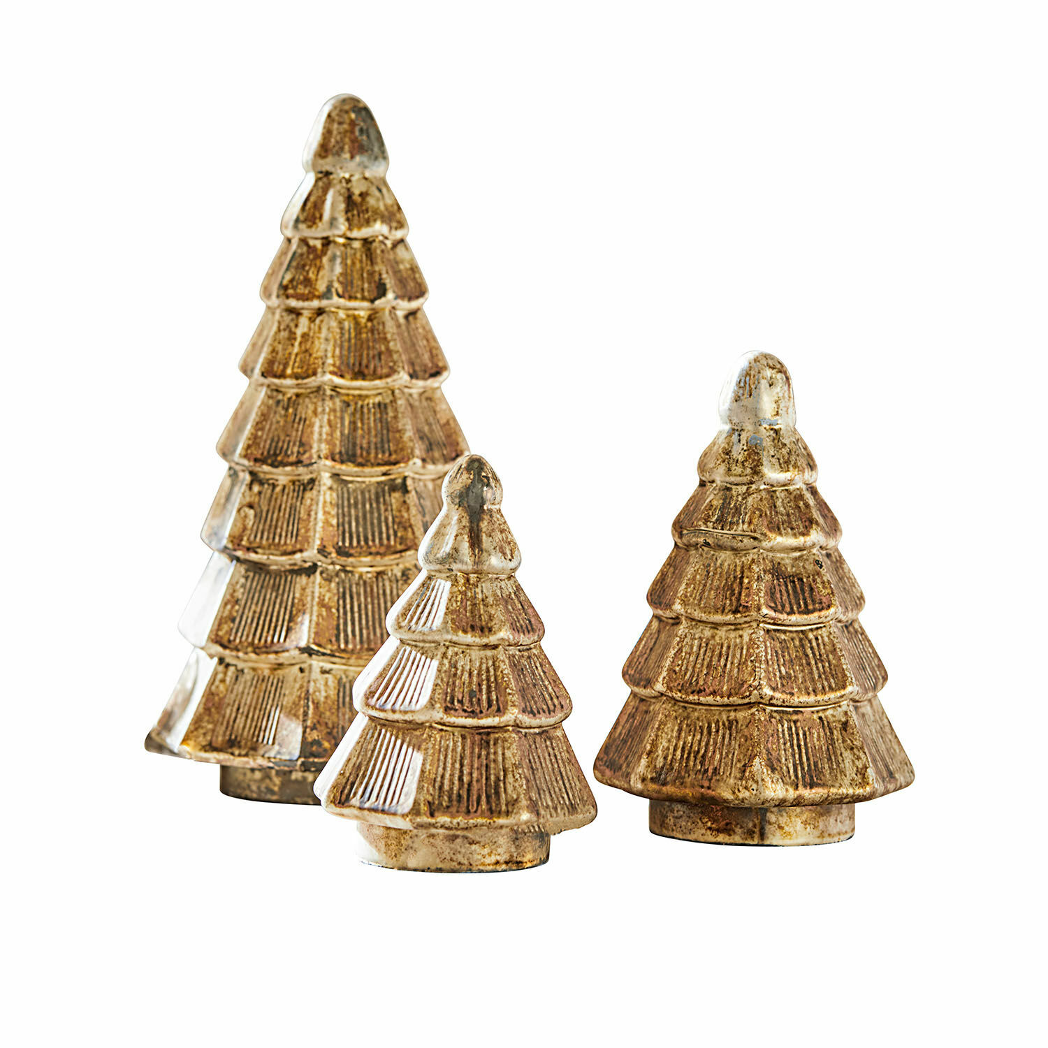 Lot de 3 arbres décoratifs Perla