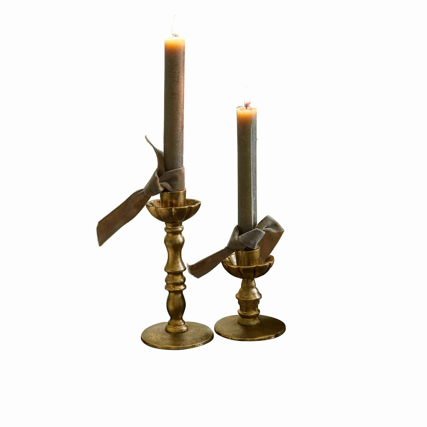Lot de 2 bougeoirs Zalethar