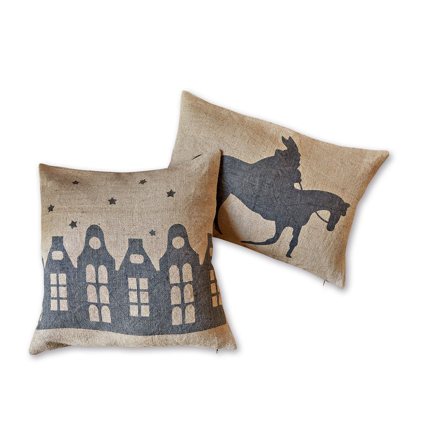 Lot de 2 housses de coussins Forino