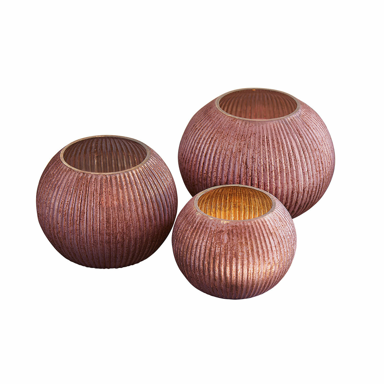 Lot de 3 photophores Jalimeen