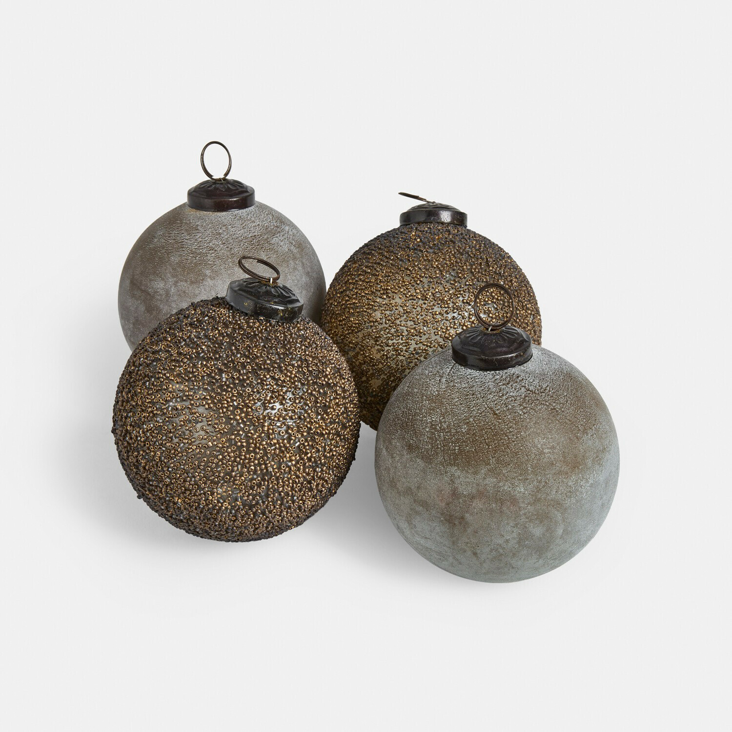 Lot de 4 boules de Noël Éloraine