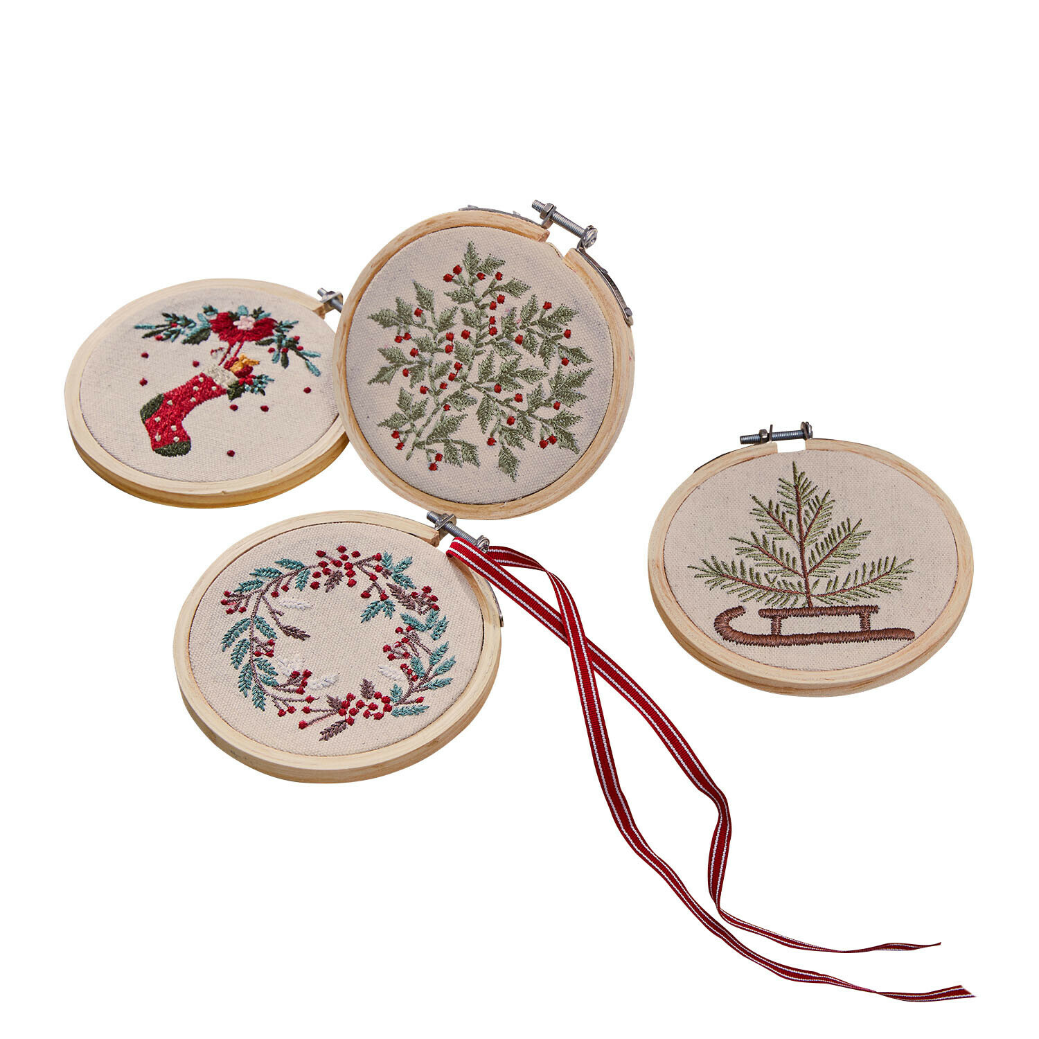 Lot de 4 décorations Seravas