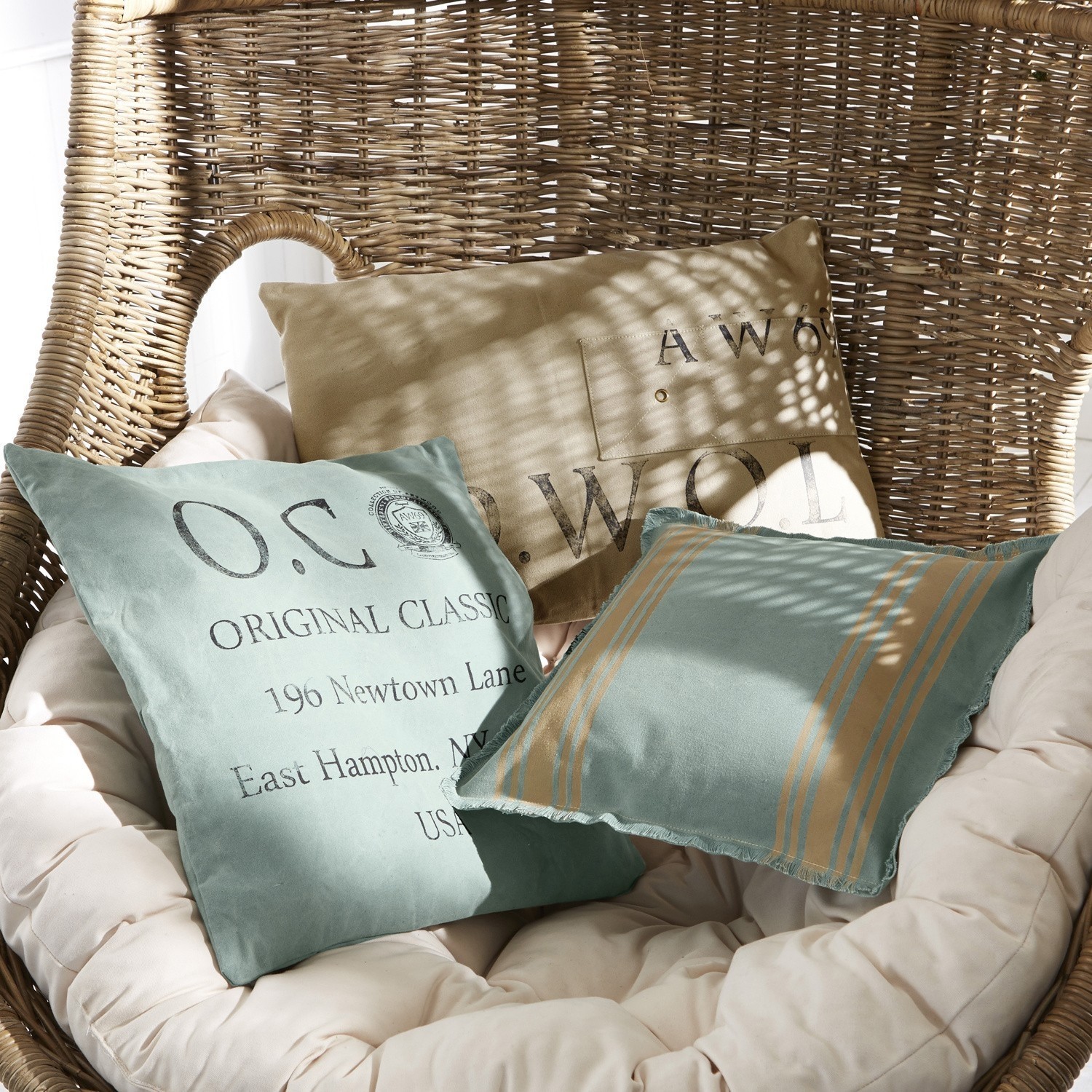 Lot de 3 coussins Rolin