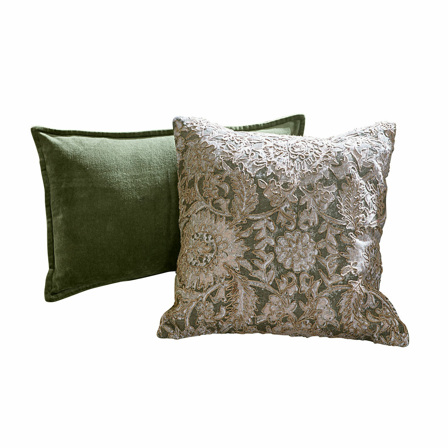 Lot de 2 housses de coussins Plainemont