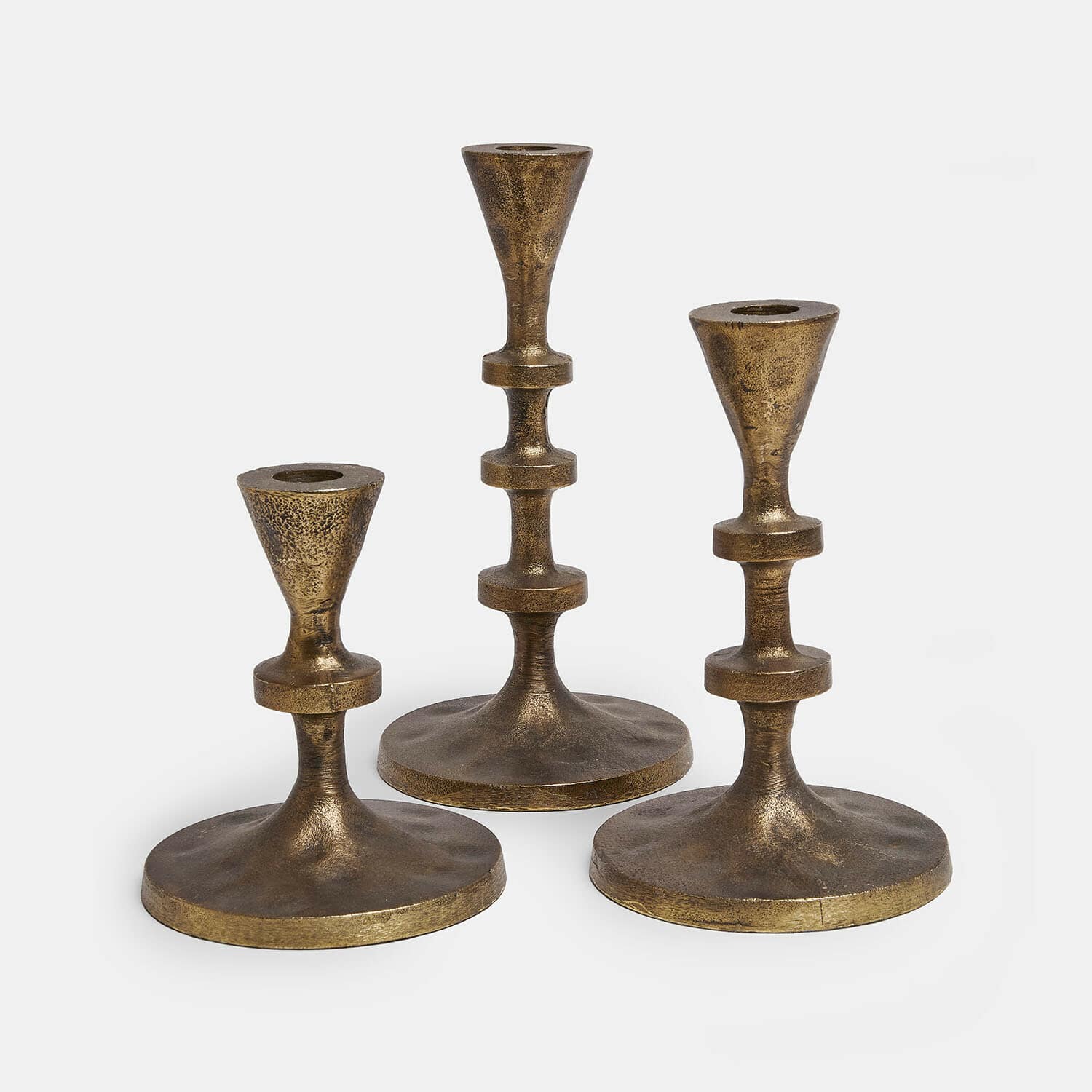 Lot de 3 bougeoirs Ouvraine