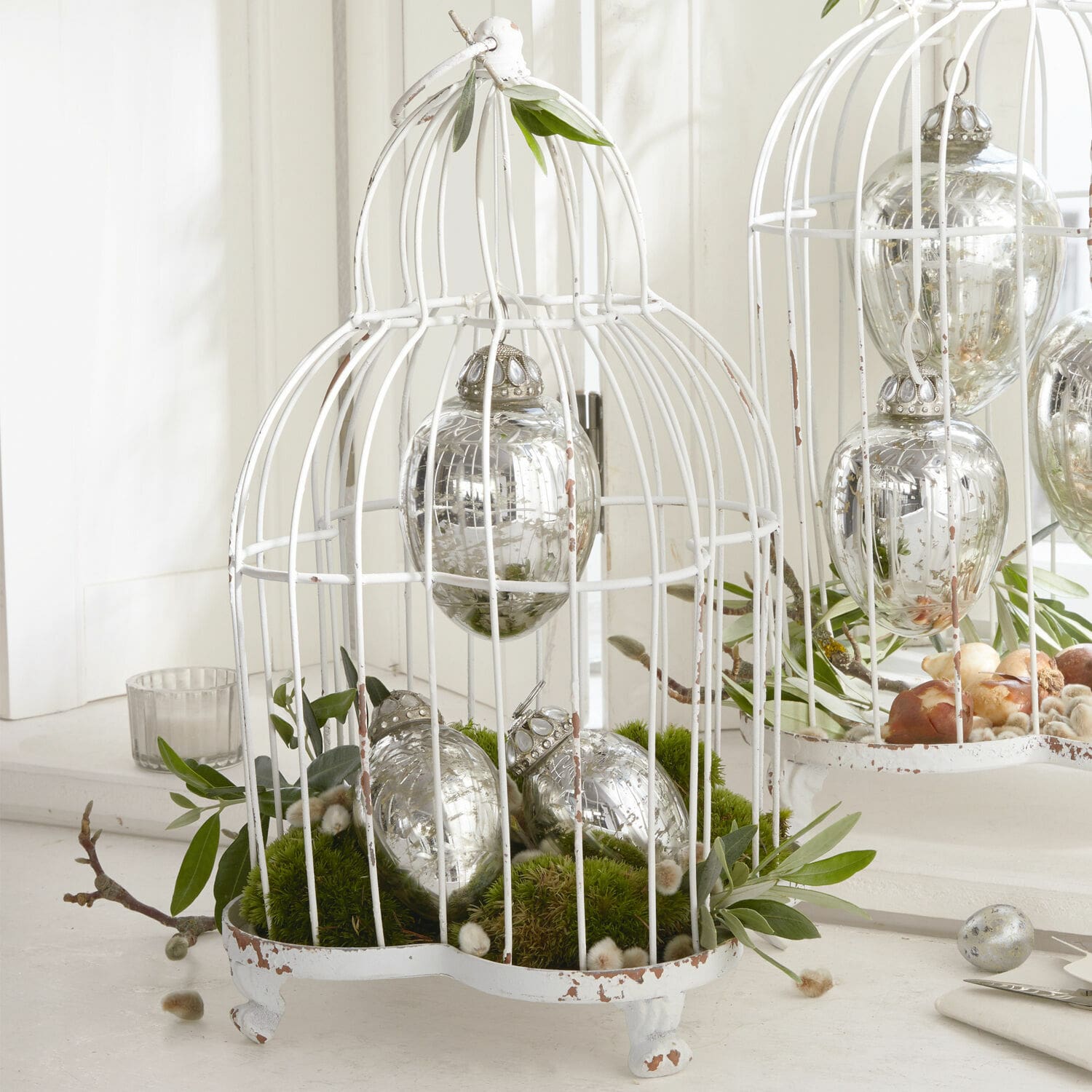 Lot de 2 cages à oiseaux Oudenarde