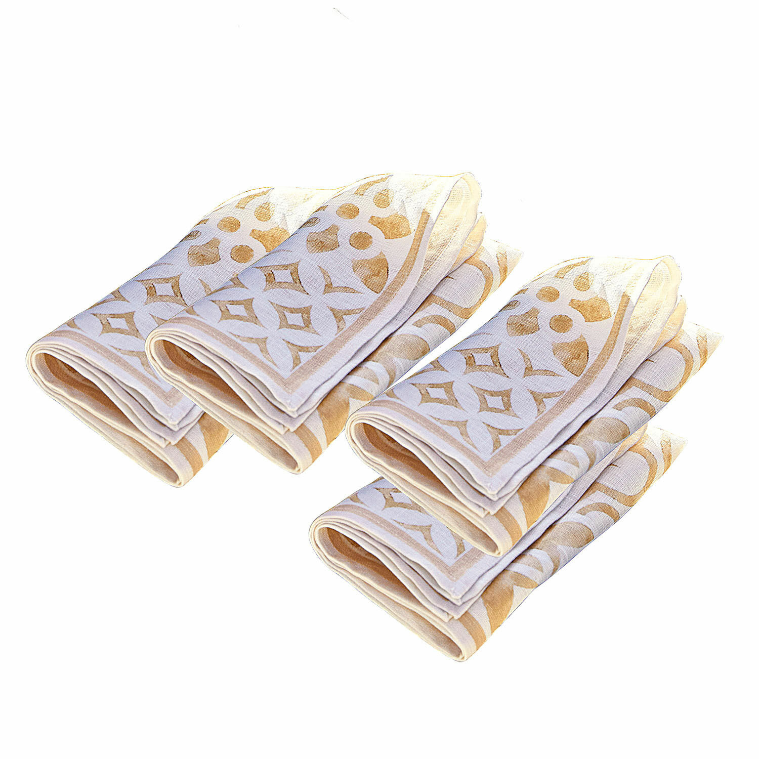 Lot de 4 serviettes Larvaux