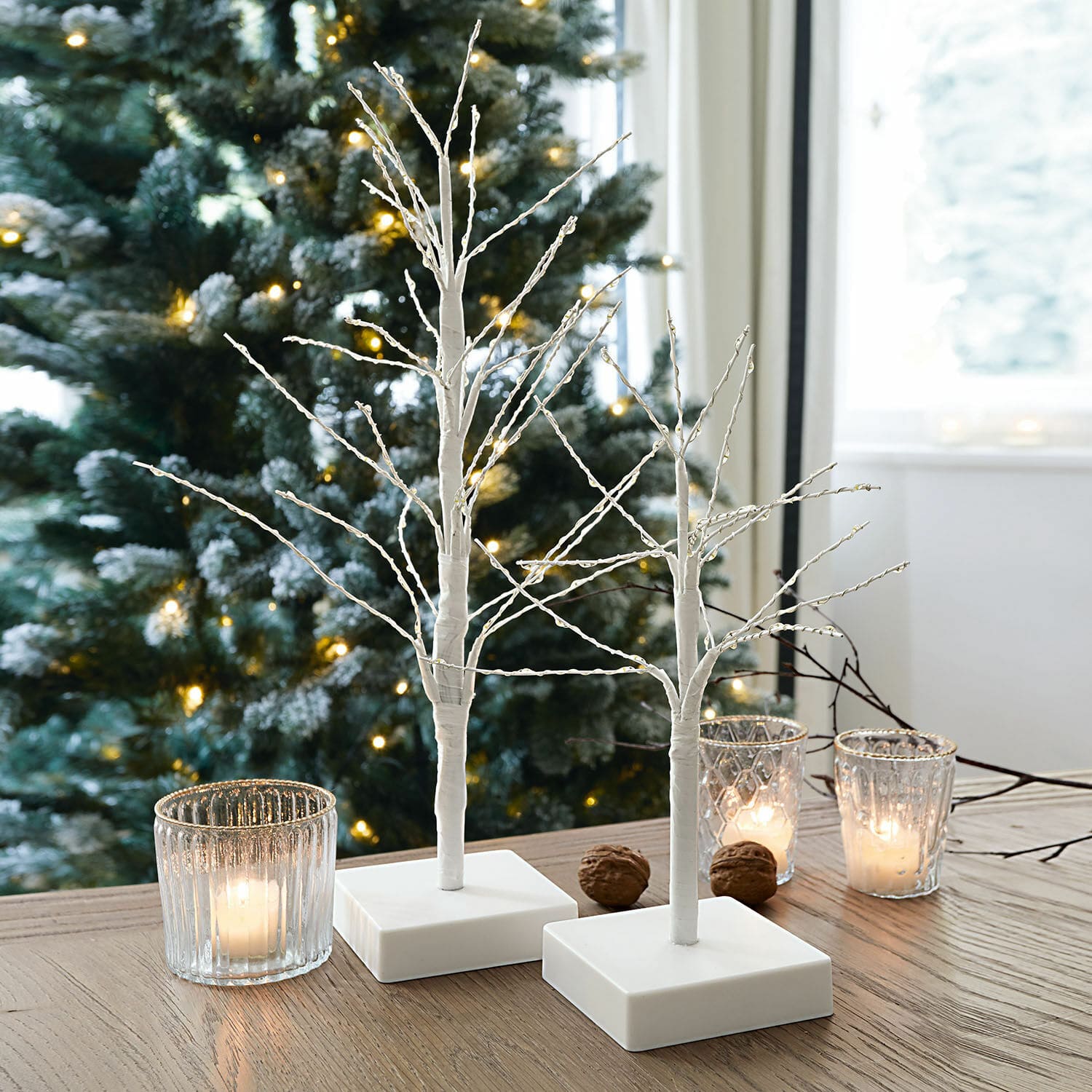 Lot de 2 arbres lumineux à LED Irradiant