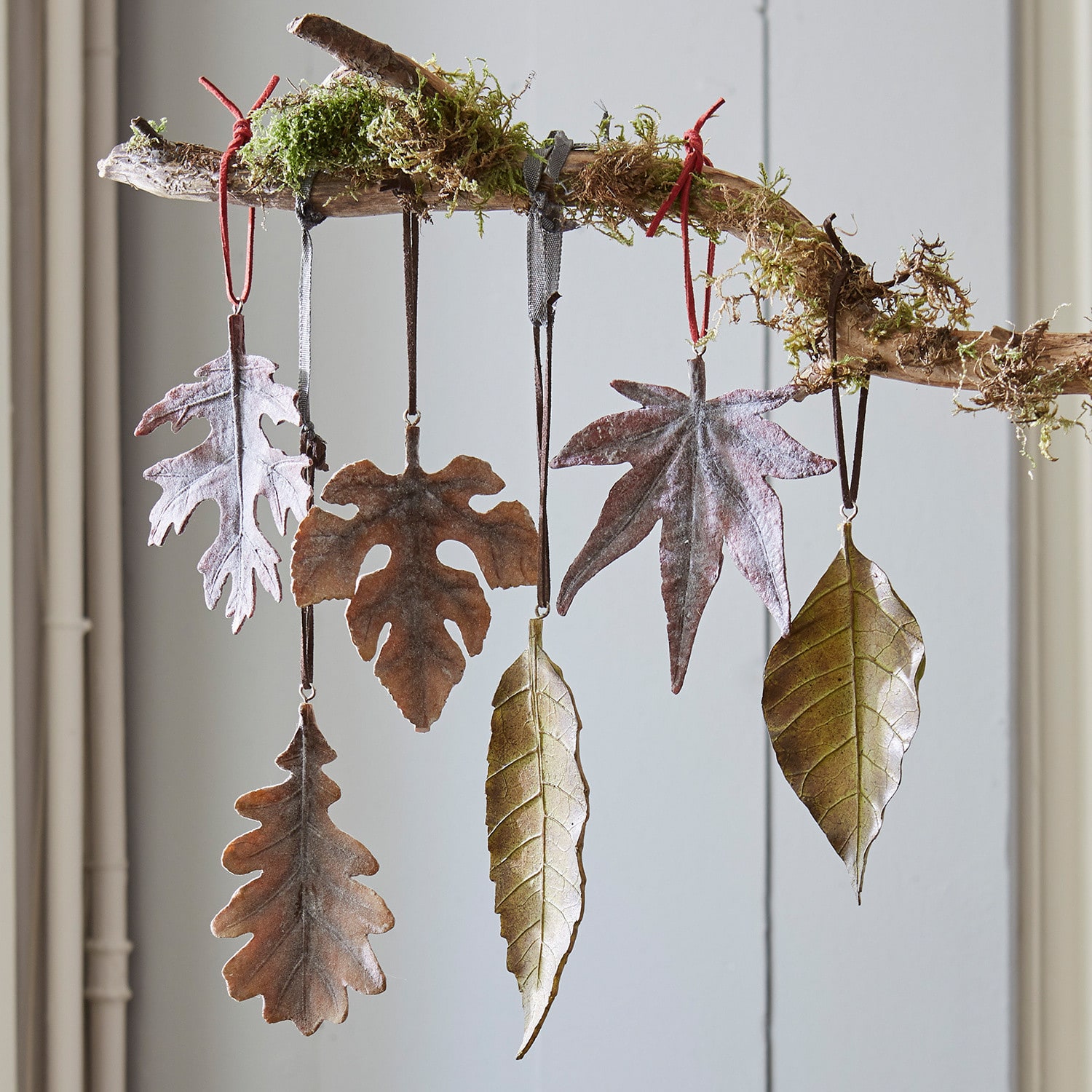 Lot de 6 feuilles décoratives Merel