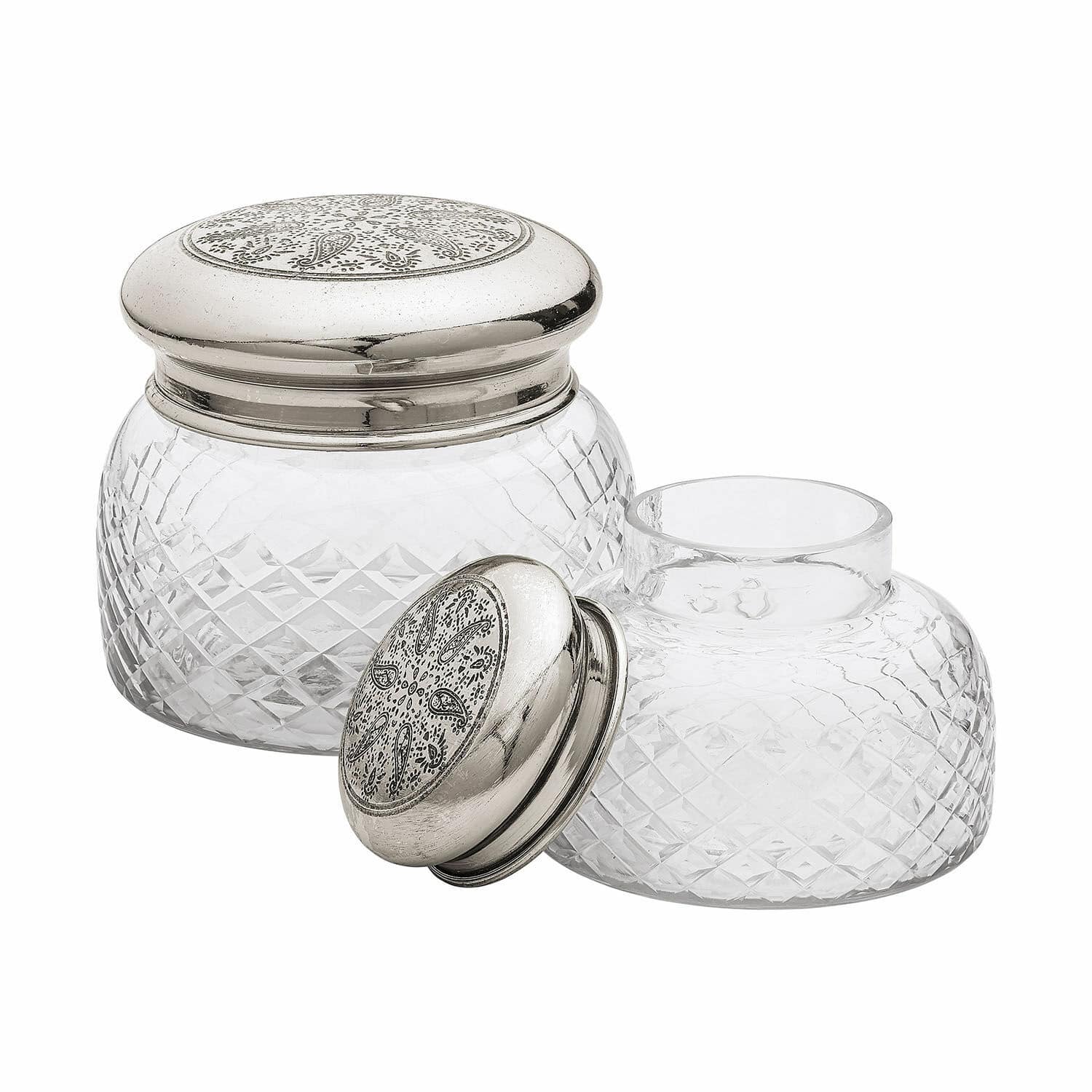 Lot de 2 pots en verre Ballot