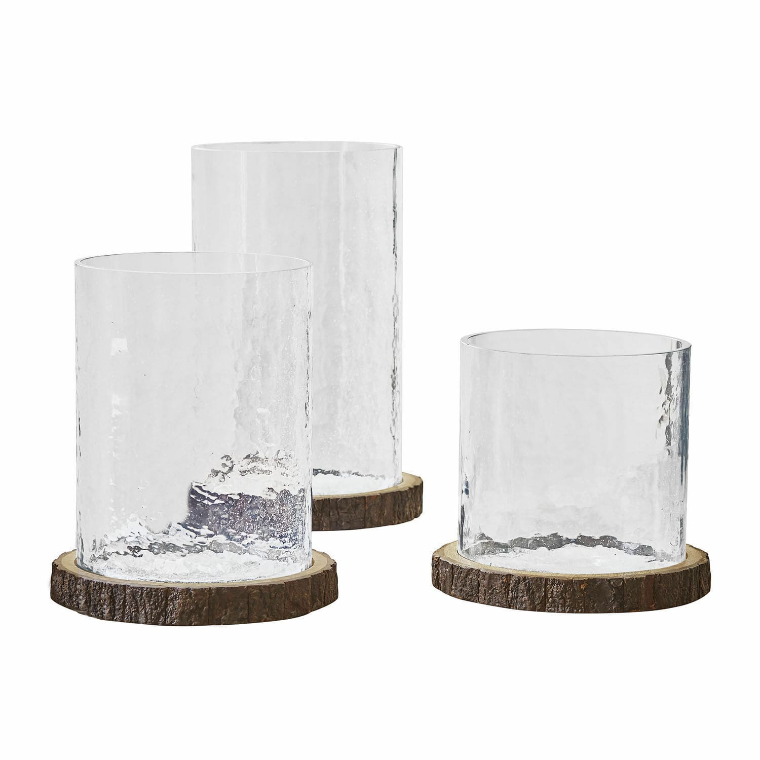 Lot de 3 photophores Malliévre