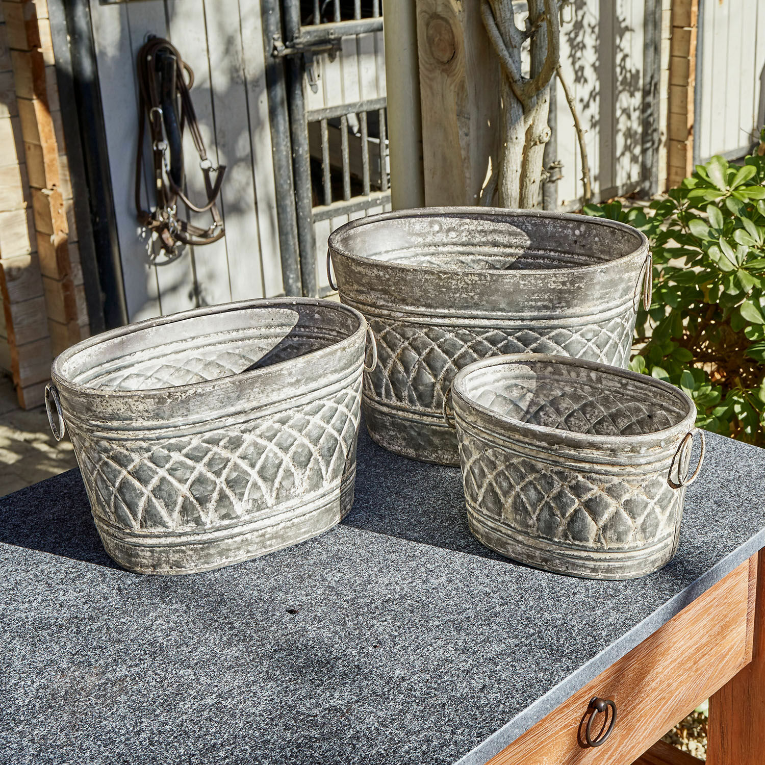 Lot de 3 cache-pots Conbeau