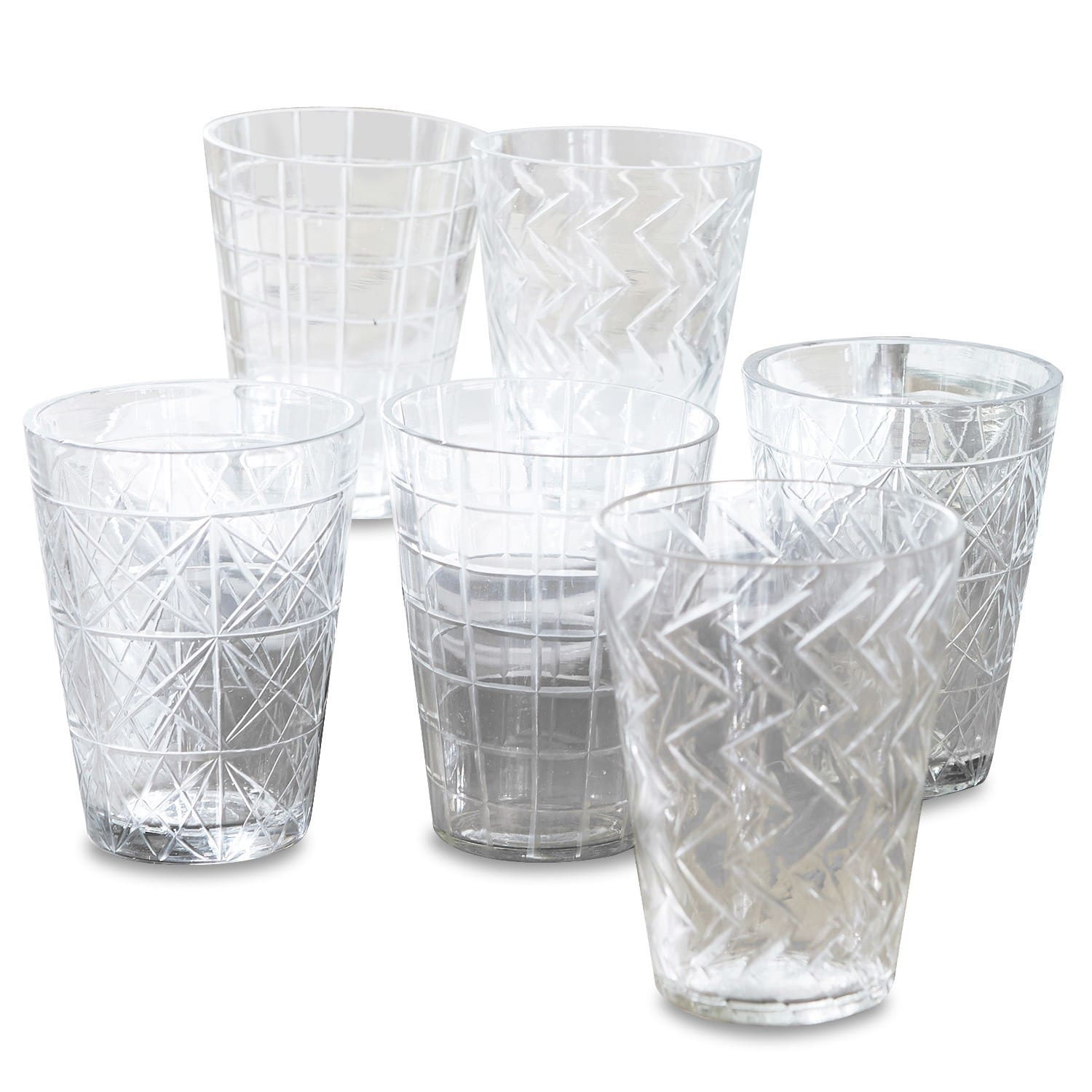 Lot de 6 verres Sansais