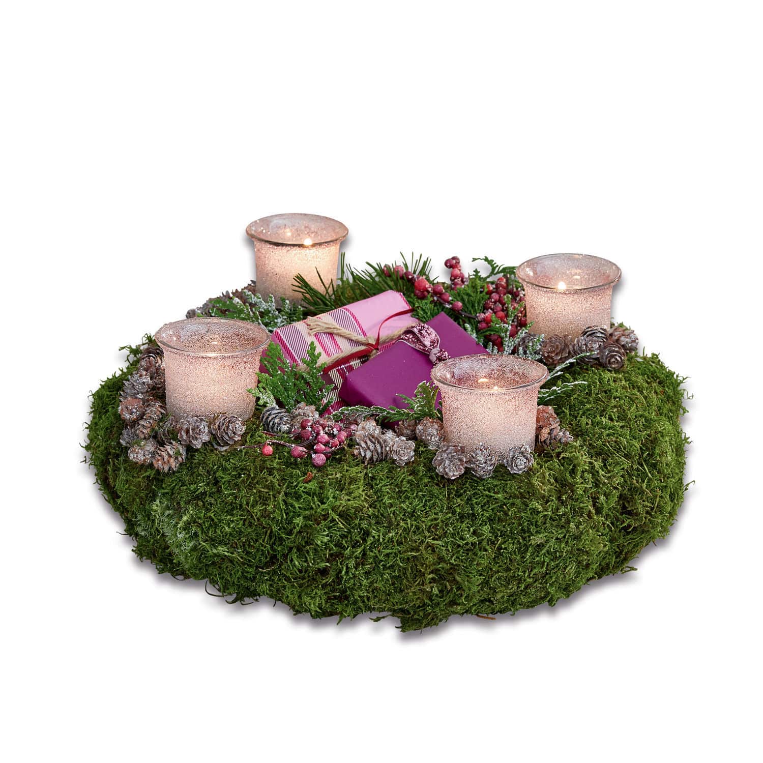 Lot de 4 porte-bougies Issio