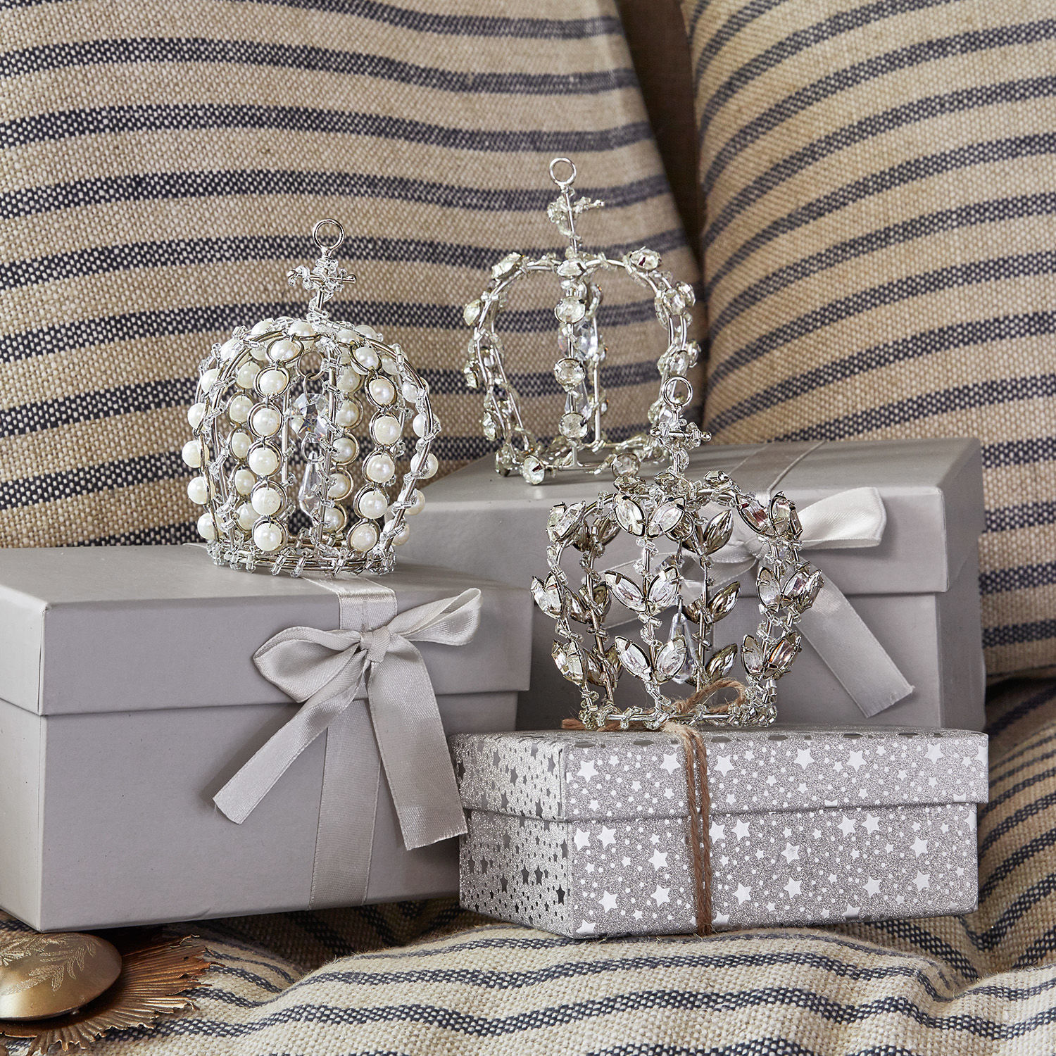 Lot de 3 décorations de Noël Plailly