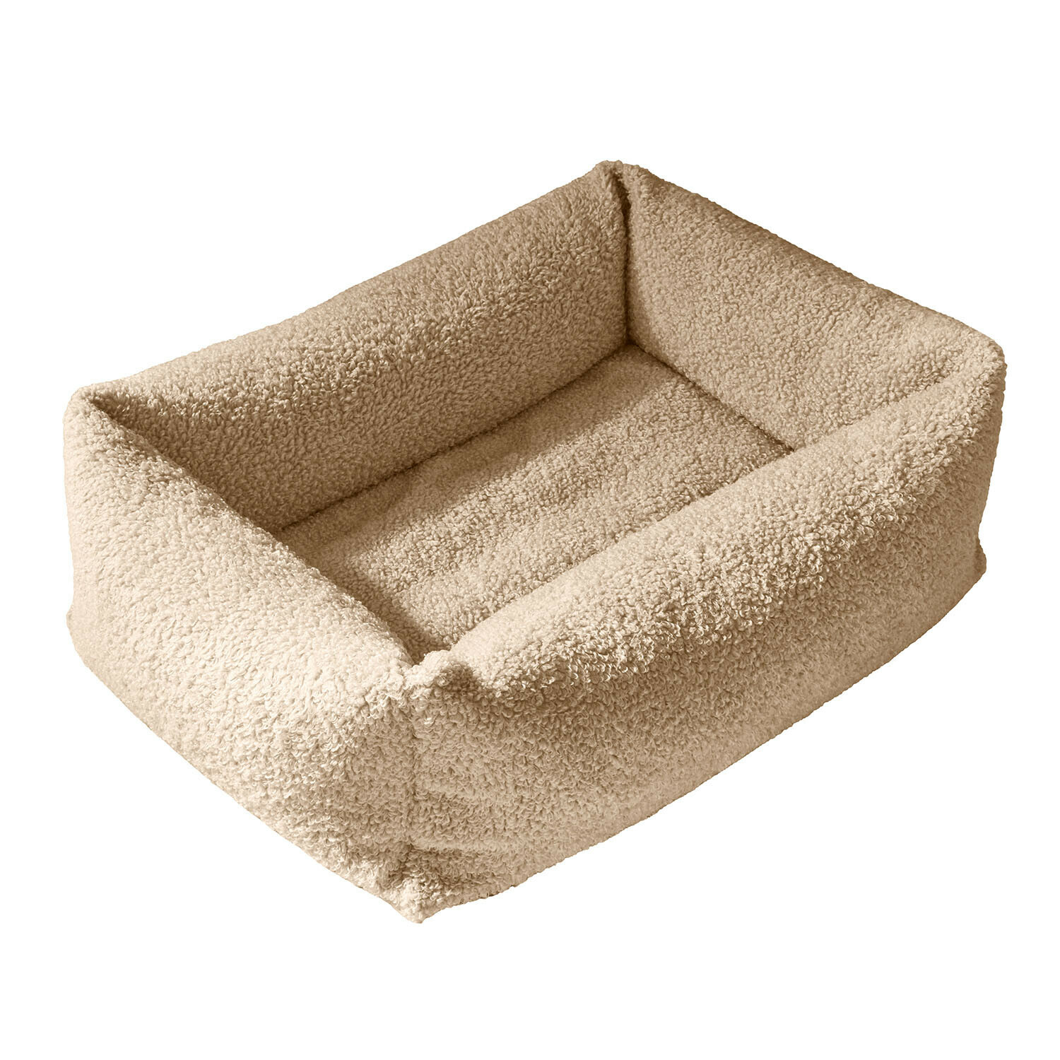 taupe Panier pour animaux Giolena taupe en tissu pelucheux, confortable et durable pour animaux de compagnie