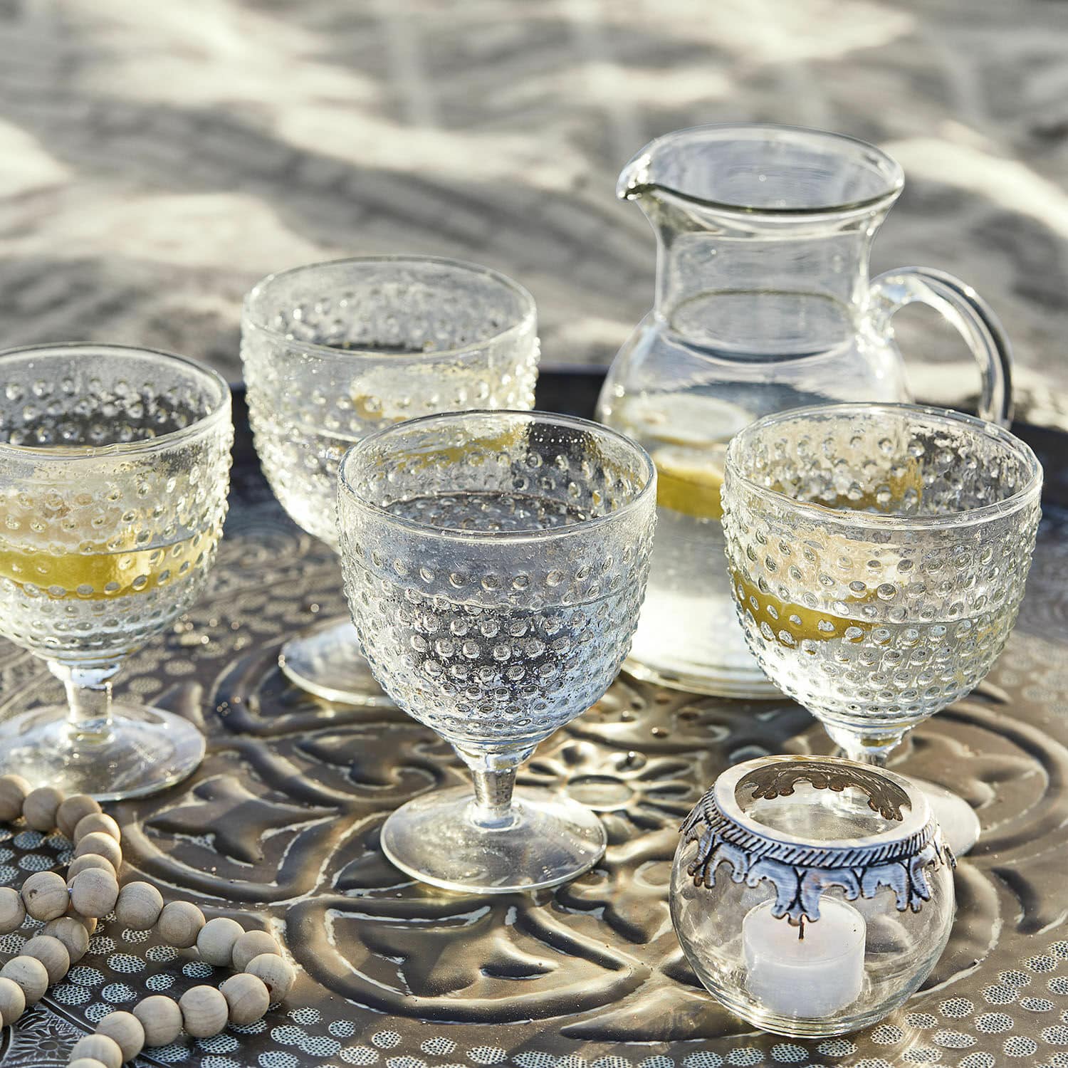 Lot de 4 verres Tahani
