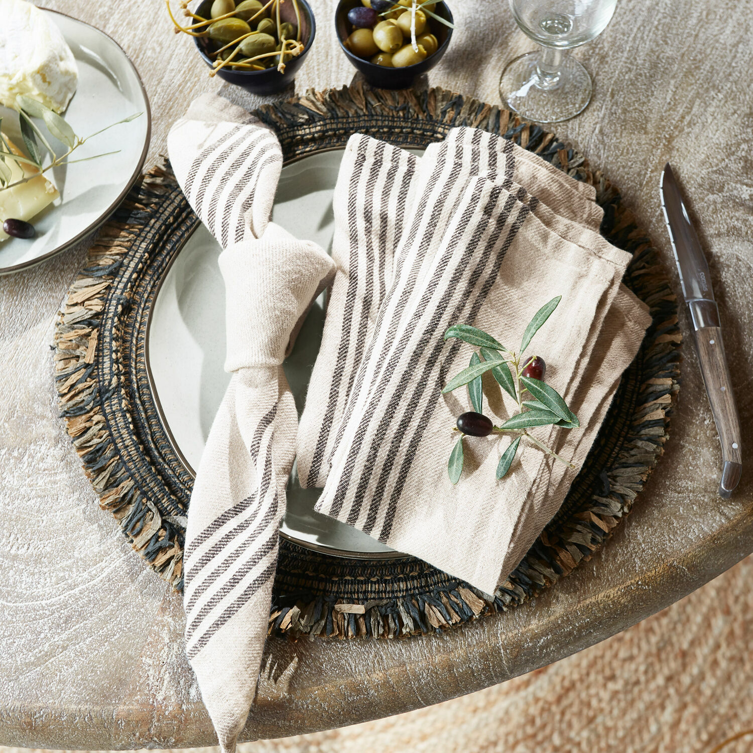 Lot de 4 serviettes Calibis