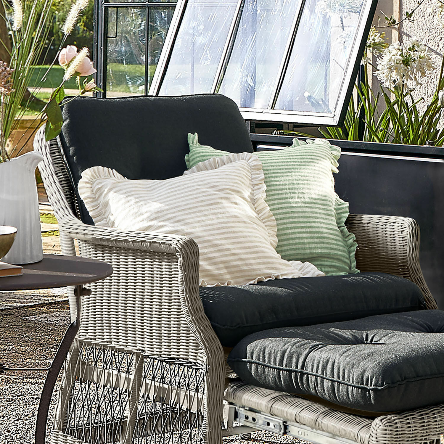 Lot de 2 housses de coussins Brenda
