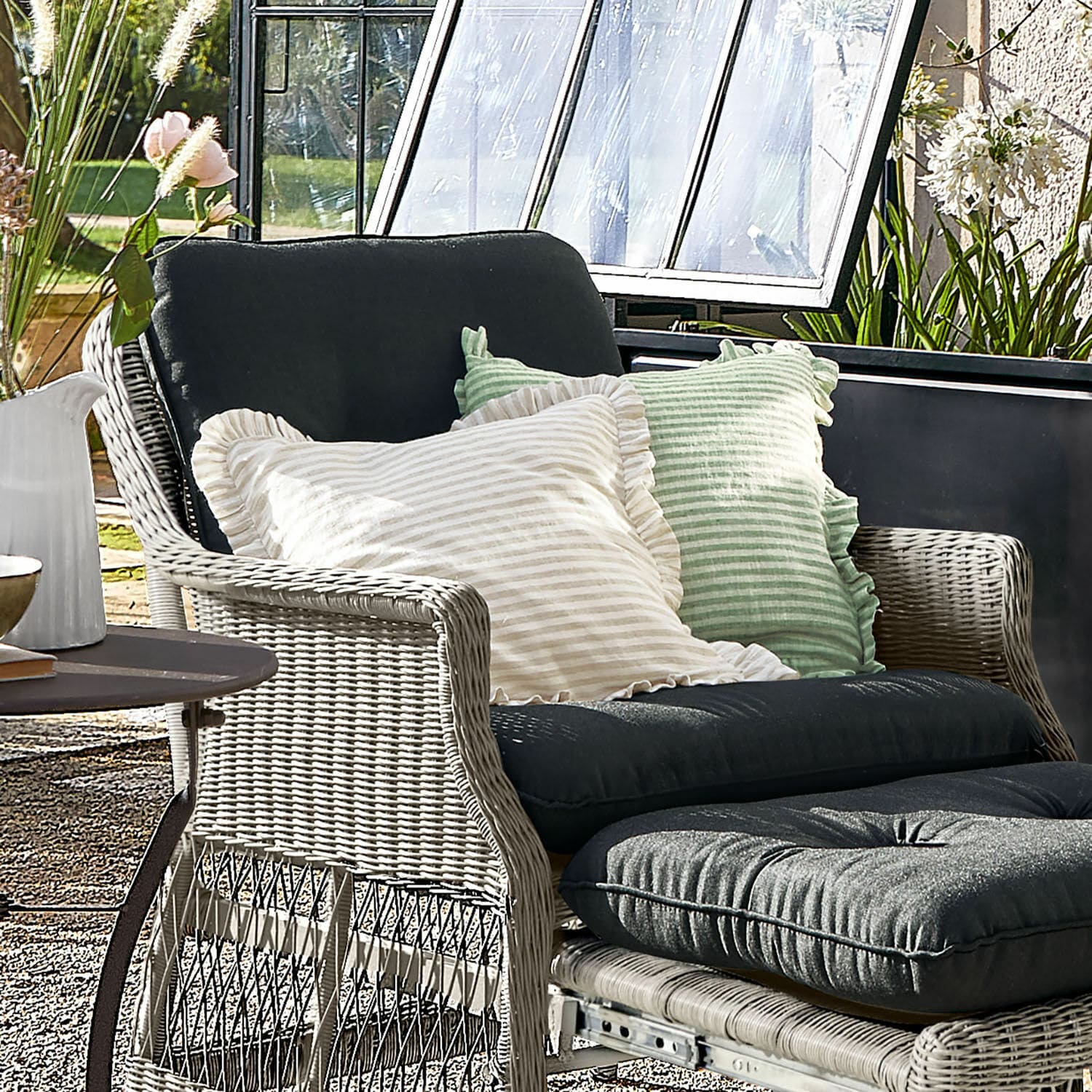 Lot de 2 housses de coussins Brenda