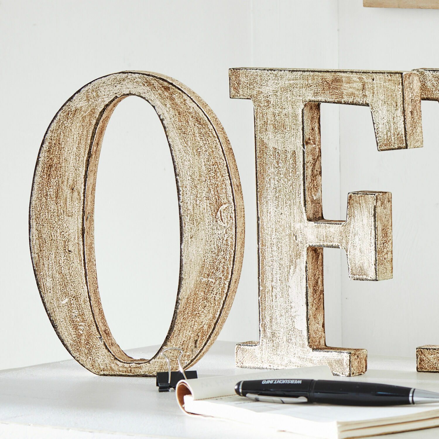Lettres décoratives Office