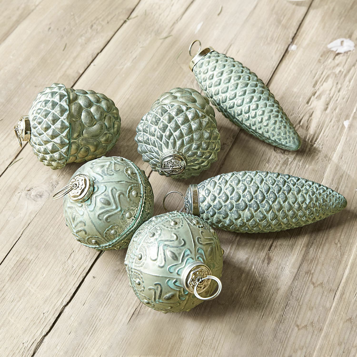 Lot de 6 décorations de Noël Quirat