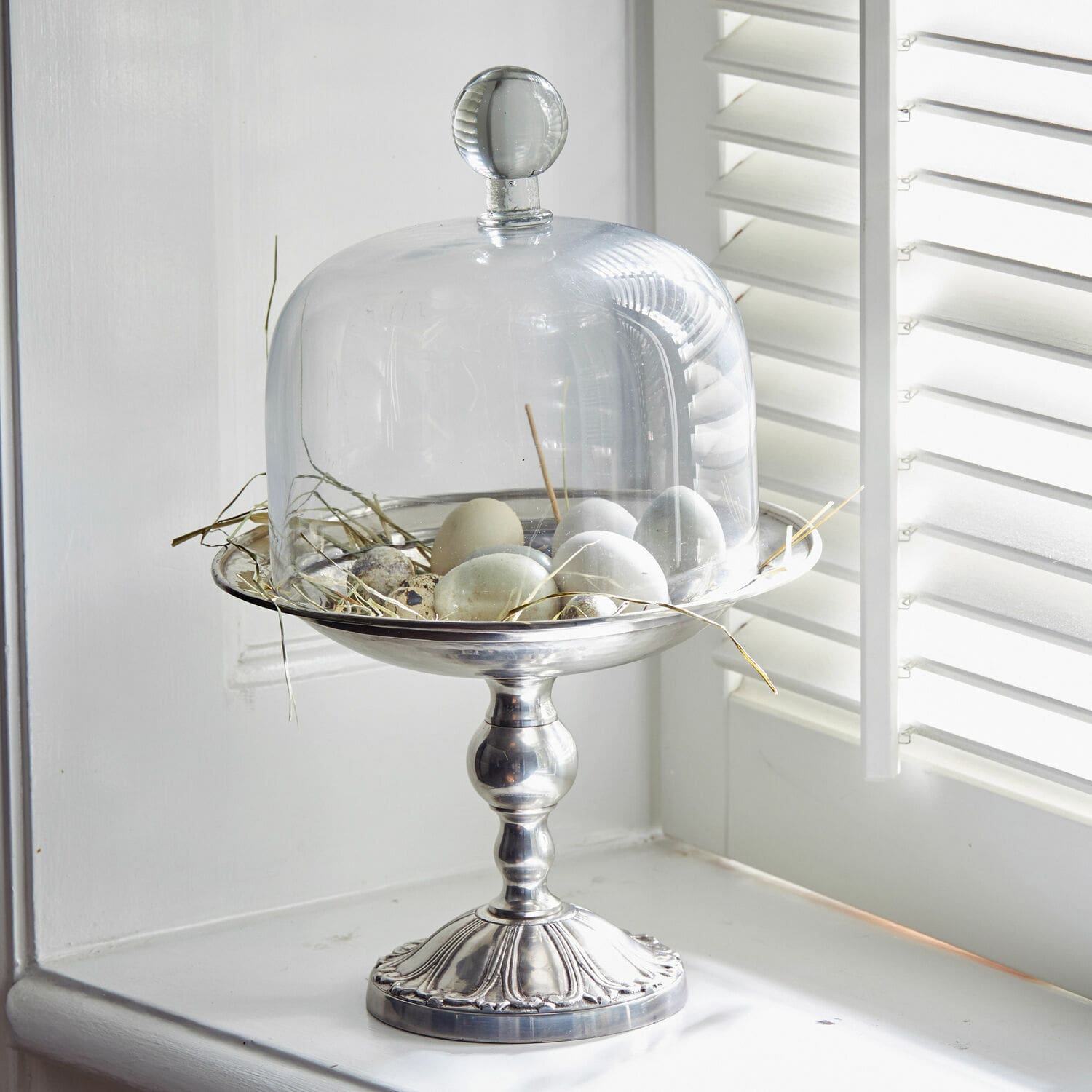 Cloche en verre avec plateau Cidra