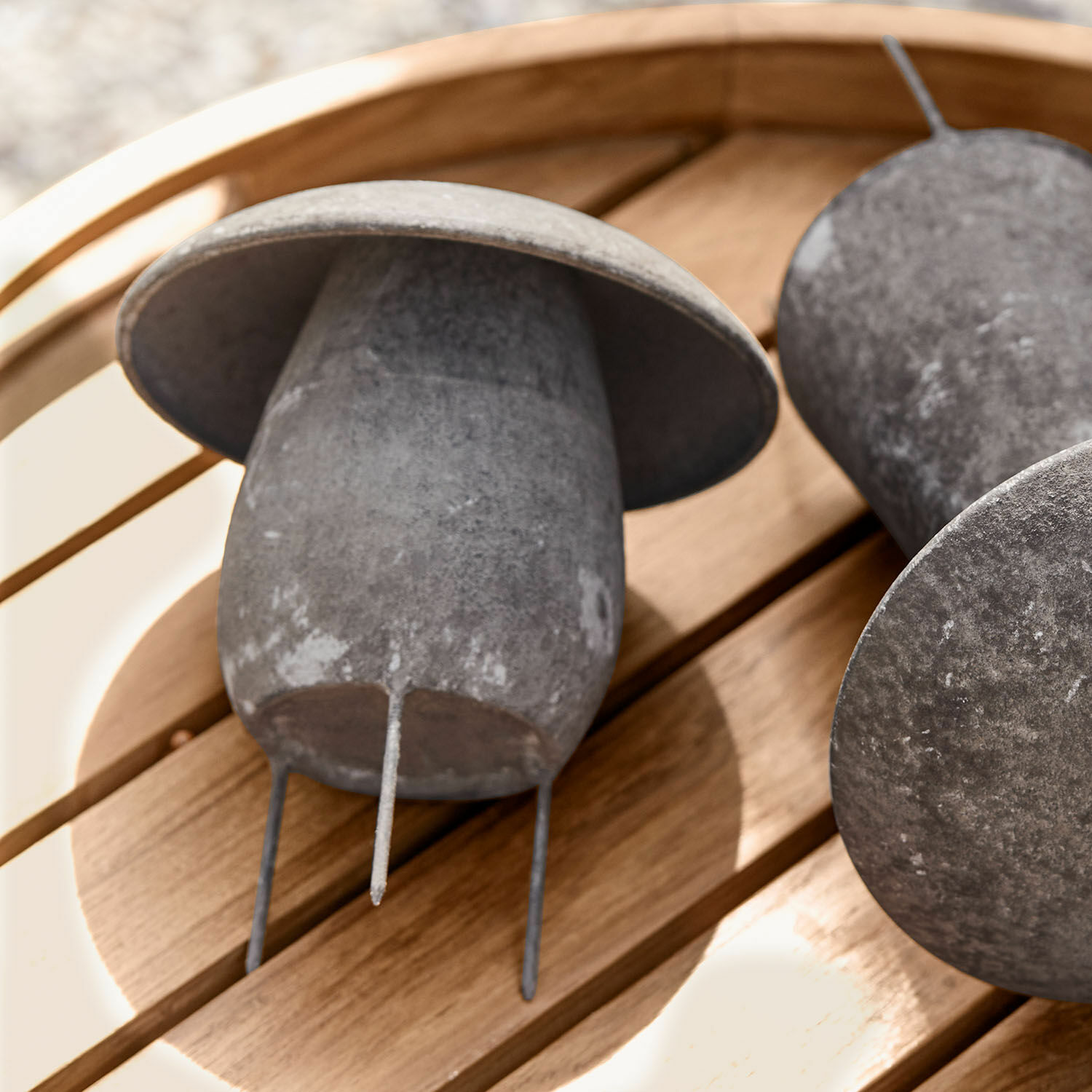 Lot de 2 champignons décoratifs Coudrelle
