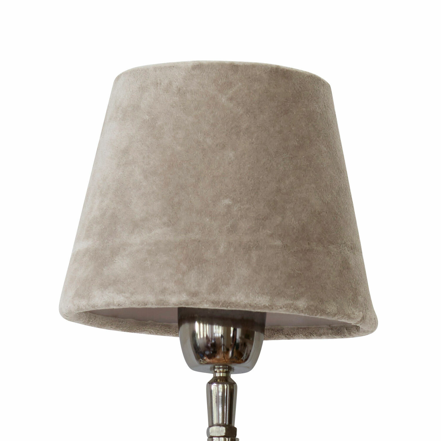 beige Abat-jour beige en tissu doux pour lampe de table, accessoire élégant pour la décoration