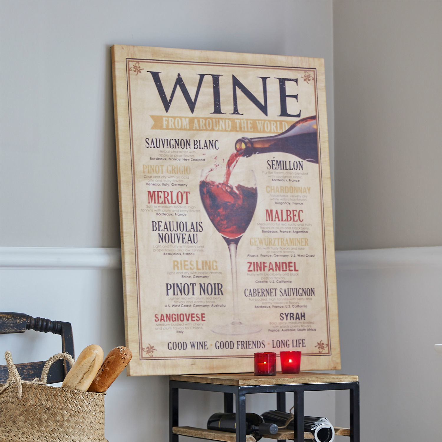 Panneau décoratif Winecard