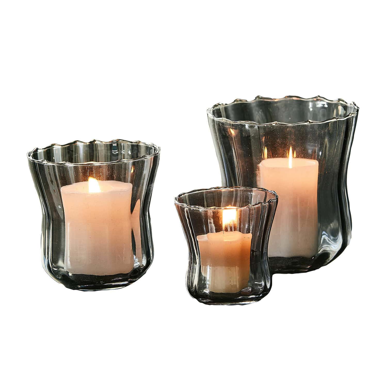 Lot de 3 photophores Lovire