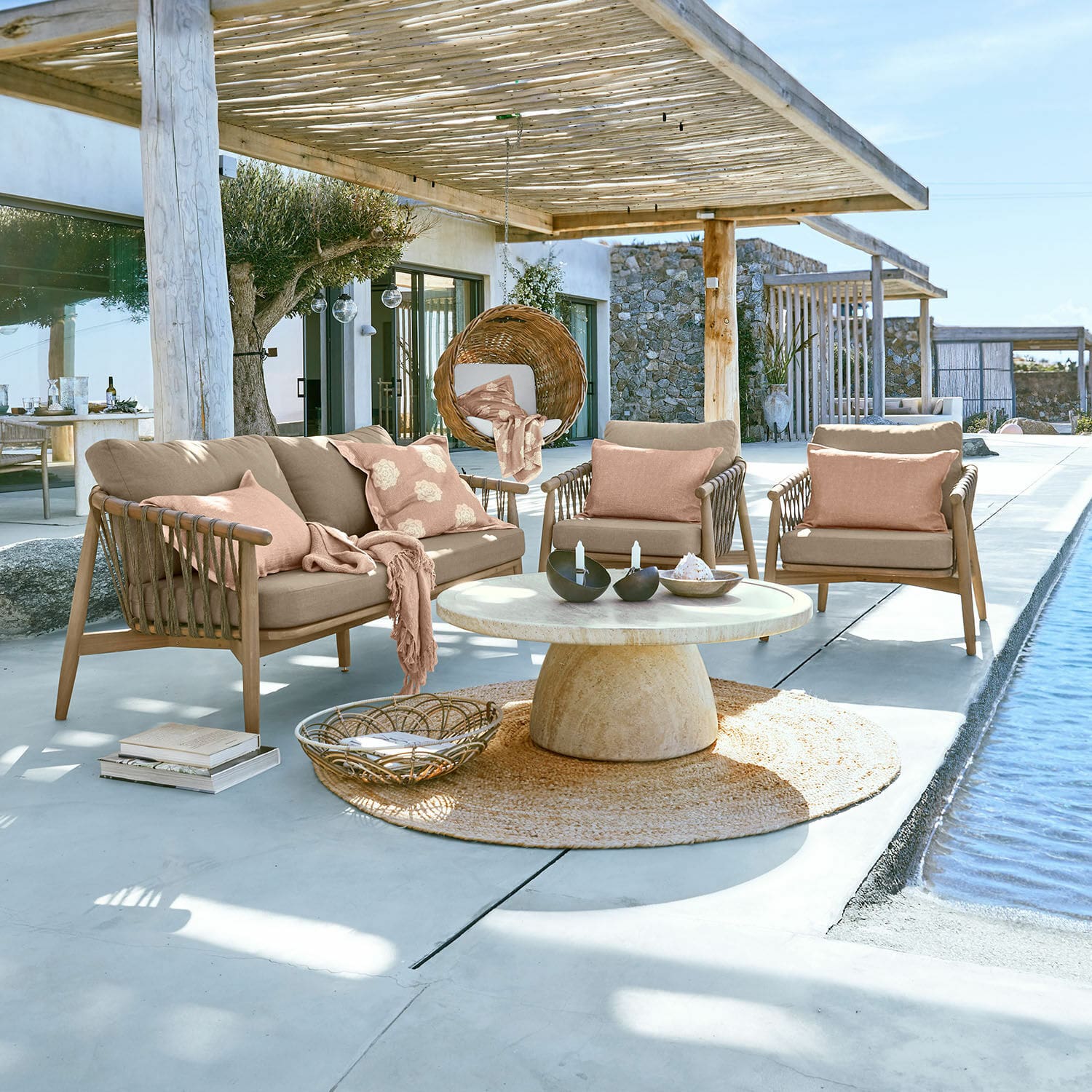 Salon de jardin FSC®-100% Thornwick