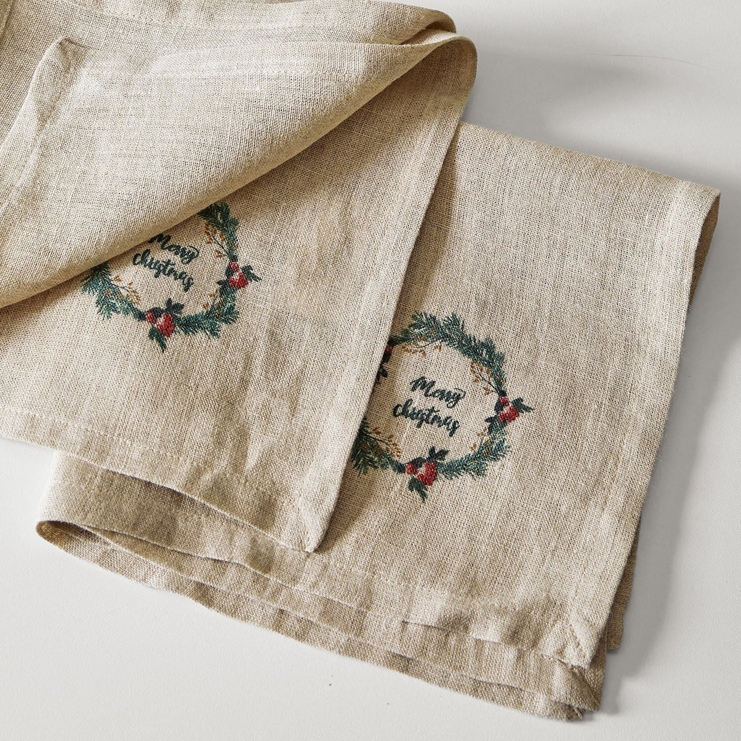 Lot de 2 serviettes de table Halofay