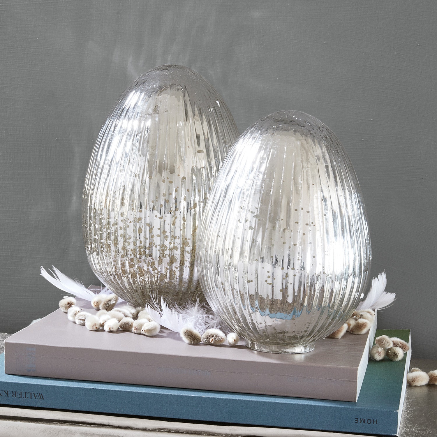 Lot de 2 œufs de Pâques Duvera