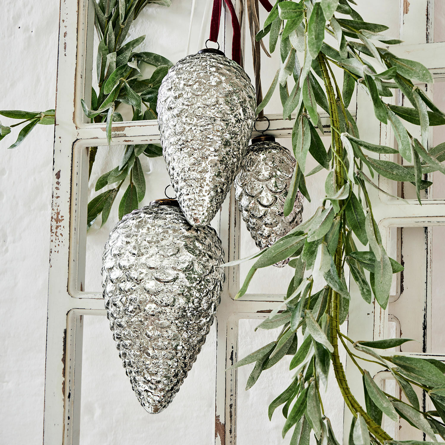 Lot de 3 décorations de Noël Escala