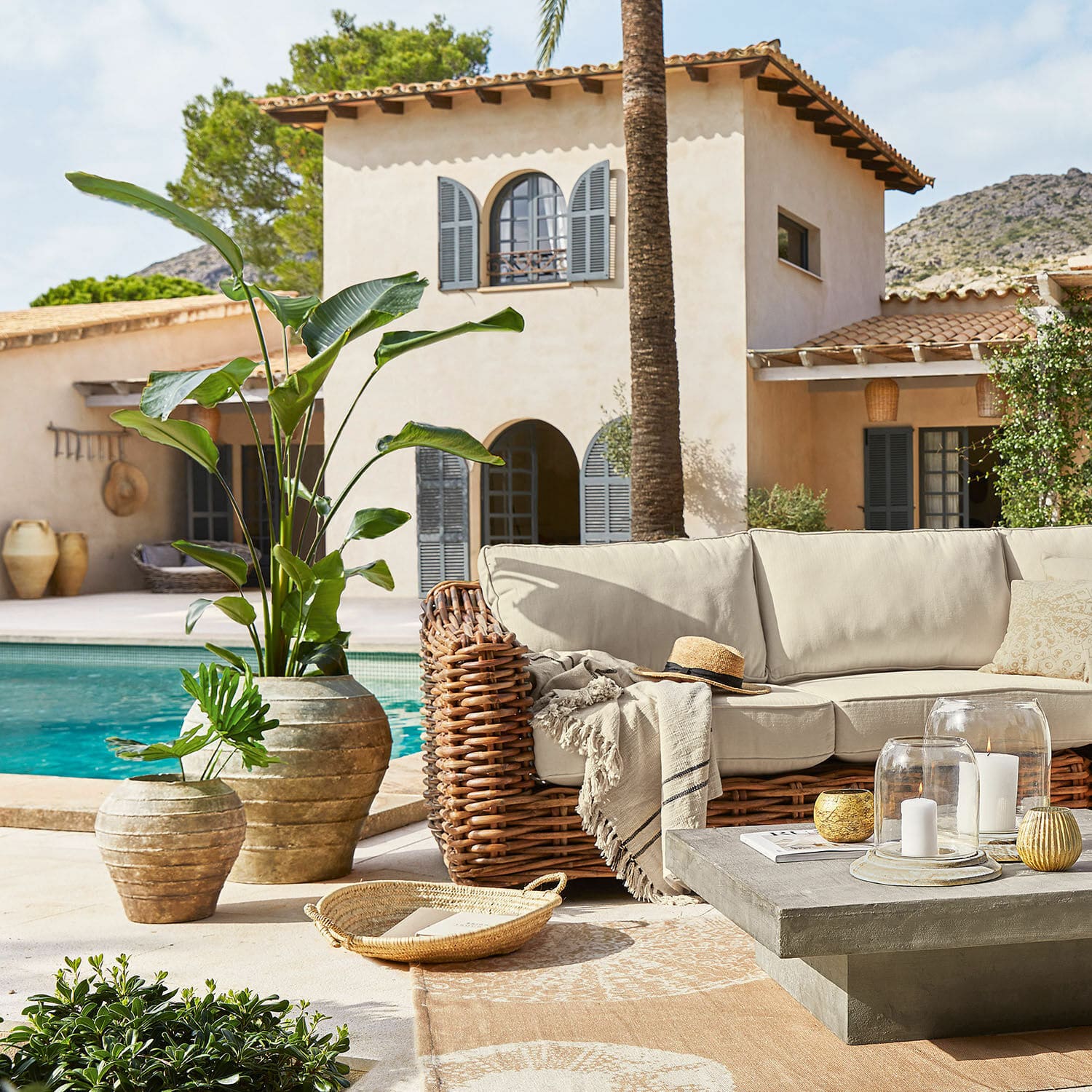 Lot de 2 cache-pots Sandis