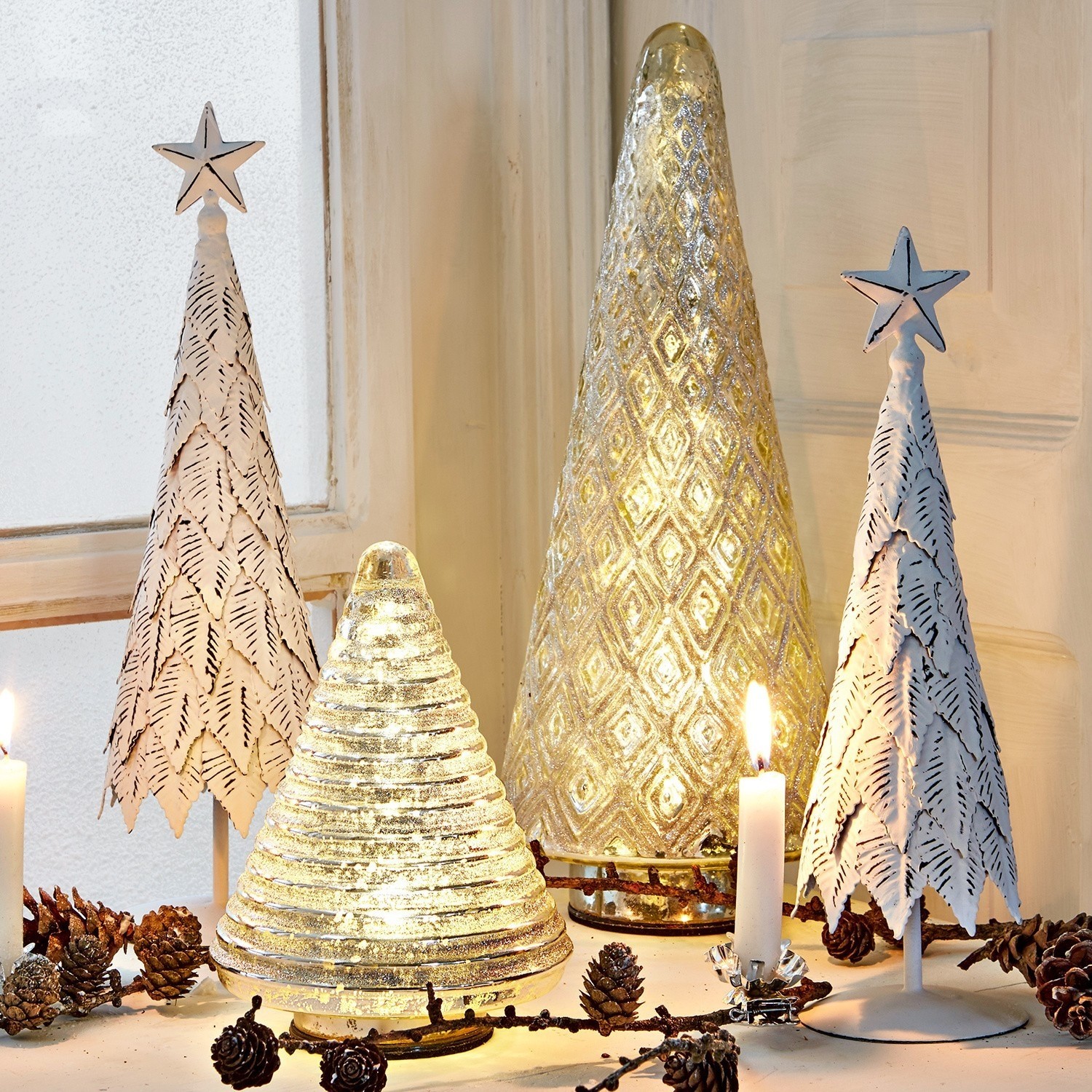 Lot de 2 arbres décoratifs Avebury