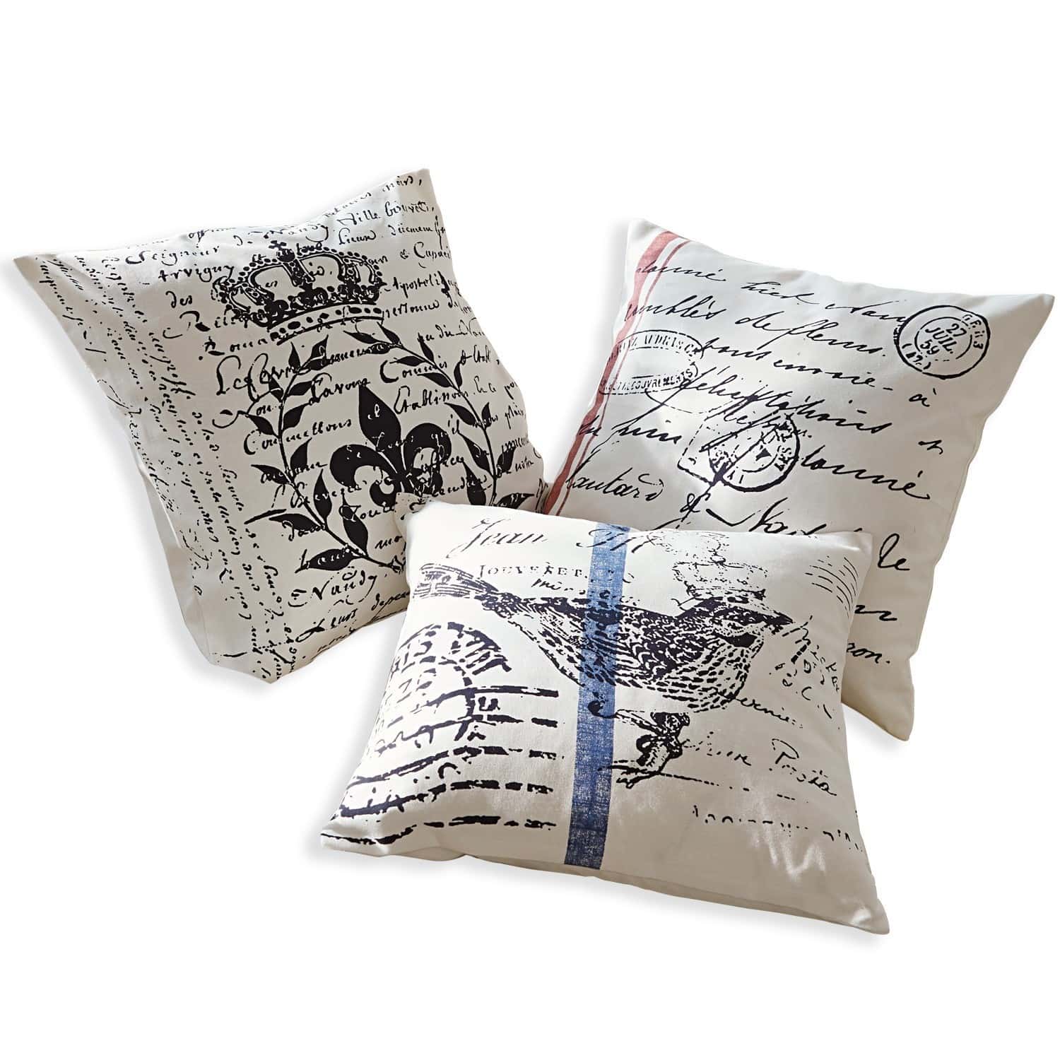 Lot de 3 housses de coussins Lenette