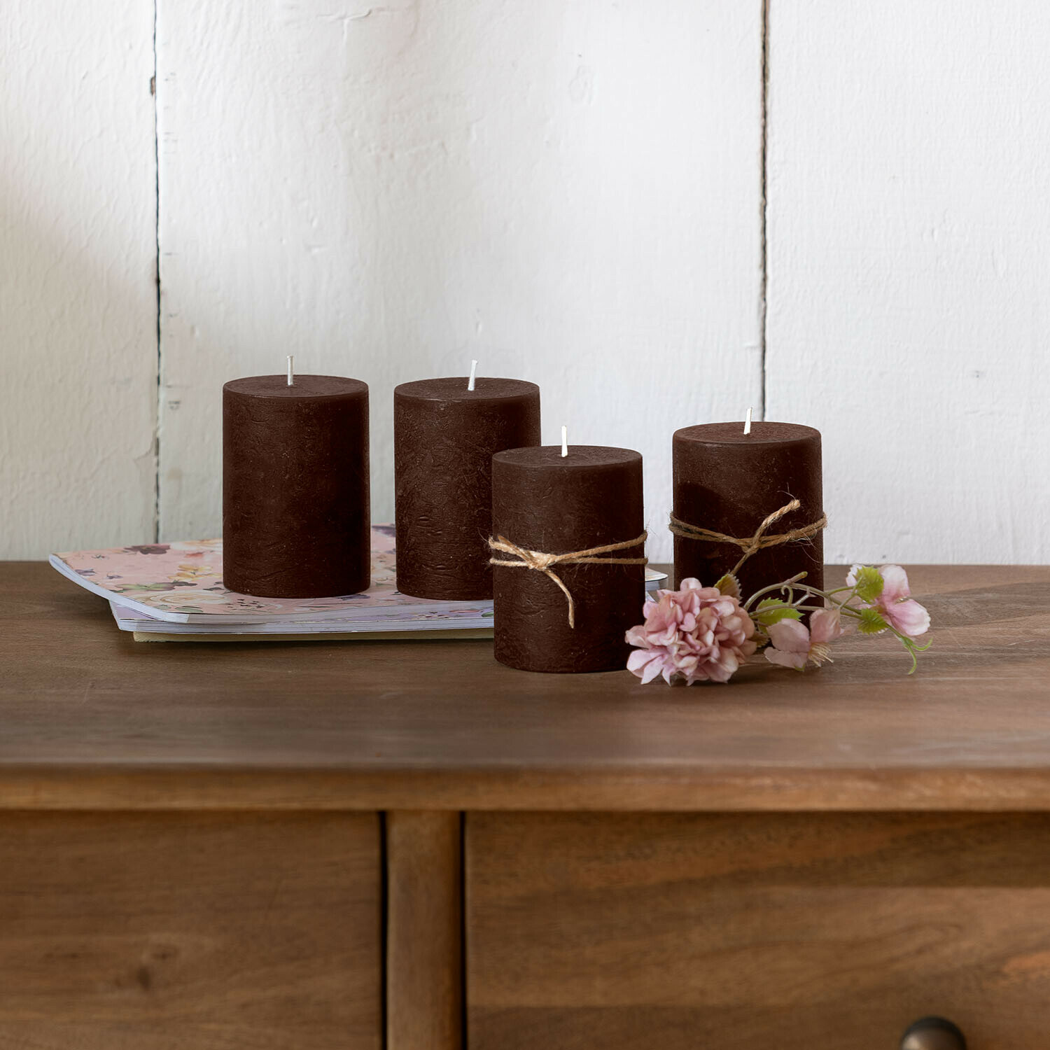 Lot de 4 bougies Virrans