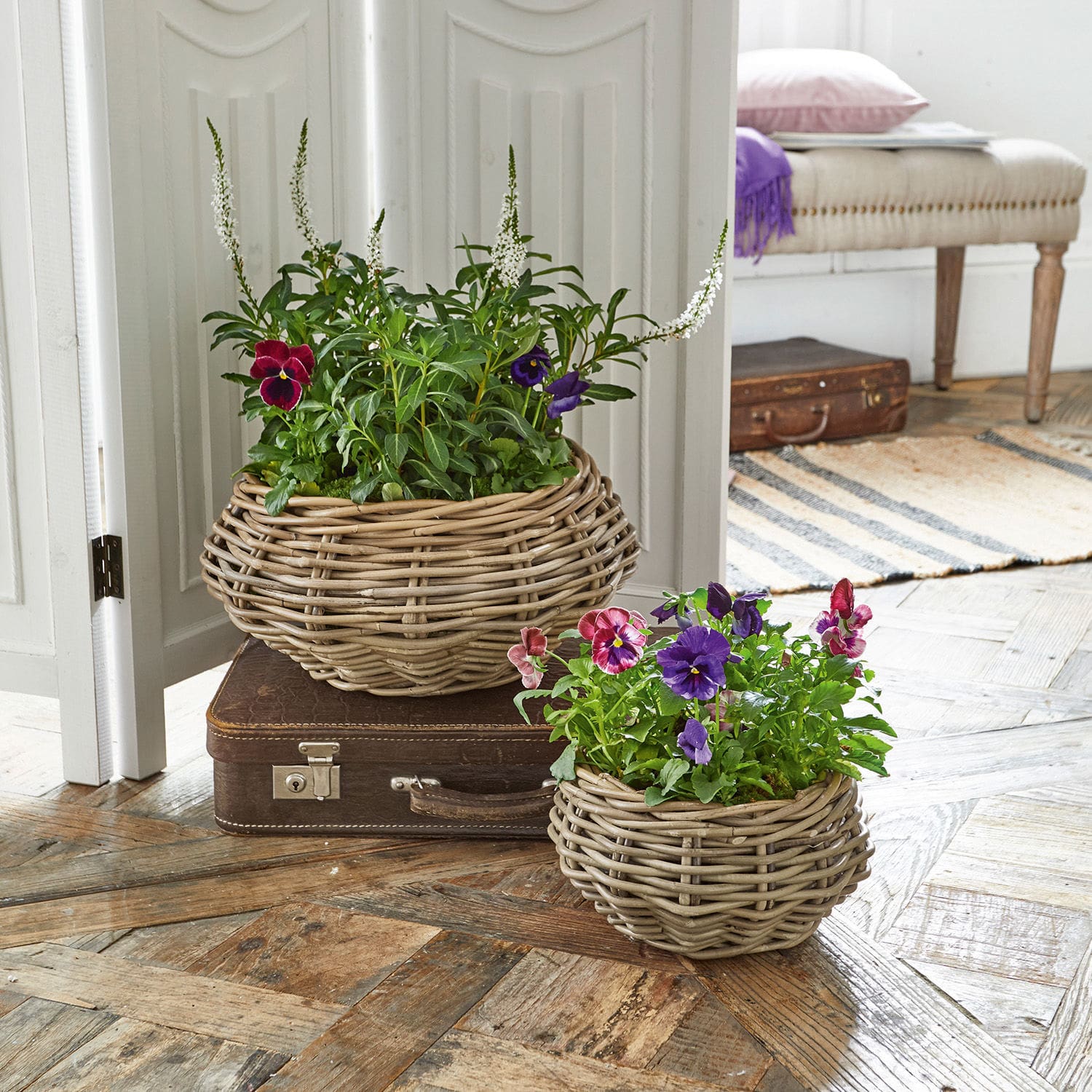 Lot de 2 paniers Xireux
