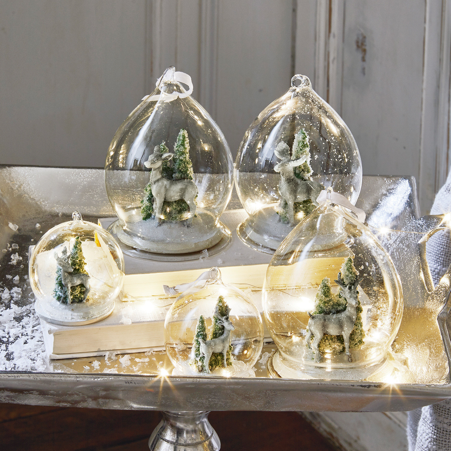 Lot de 5 décorations de Noël Winterforest