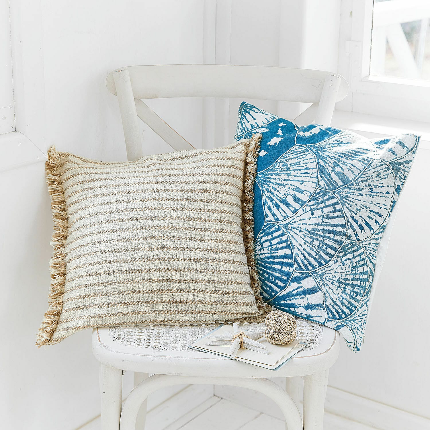 Lot de 2 housses de coussins Faro