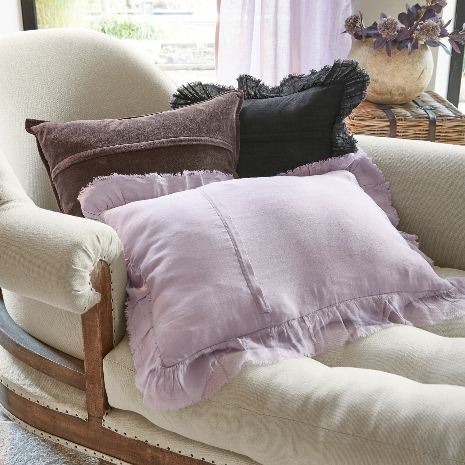 Lot de 3 housses de coussins Hatillo