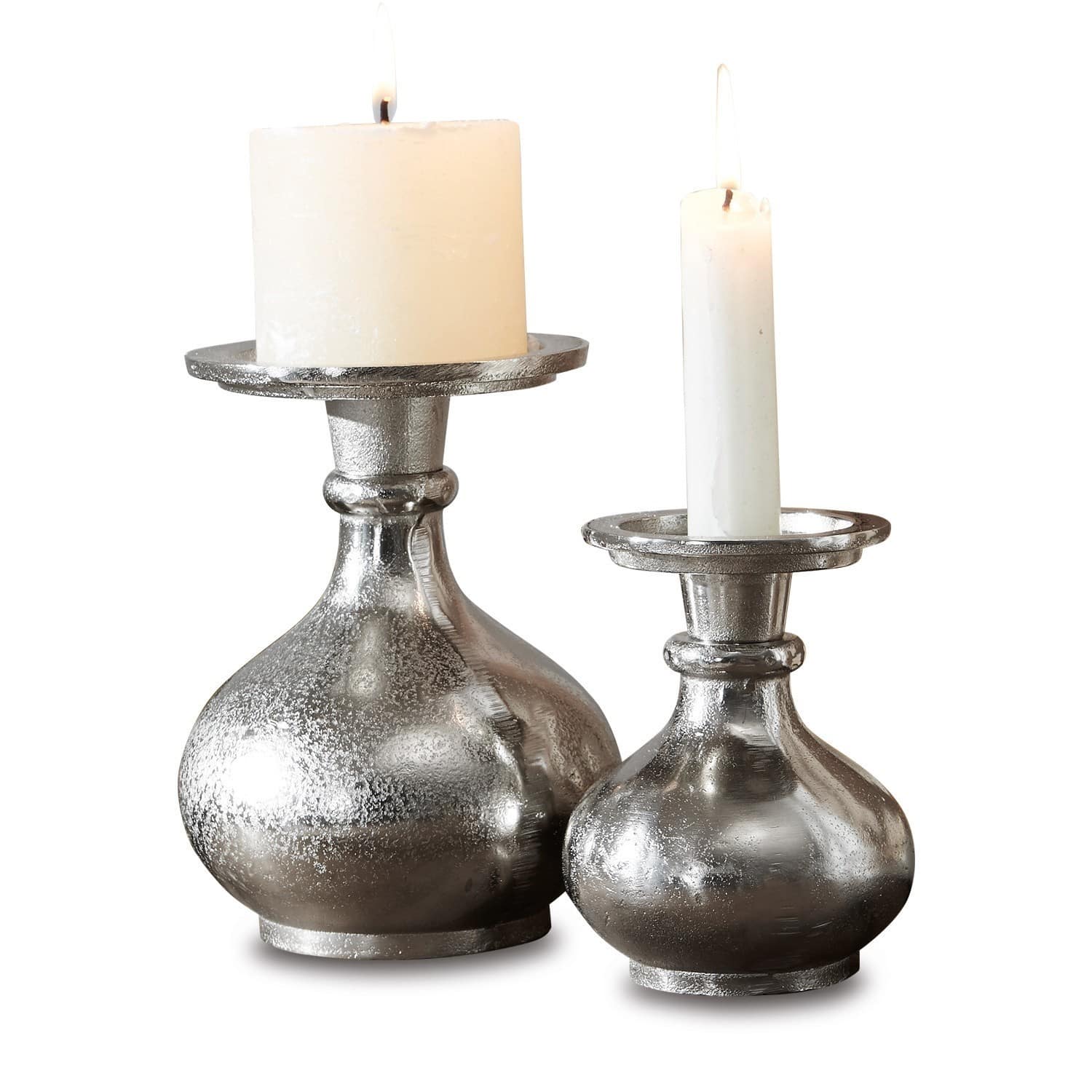 Lot de 2 bougeoirs Luela
