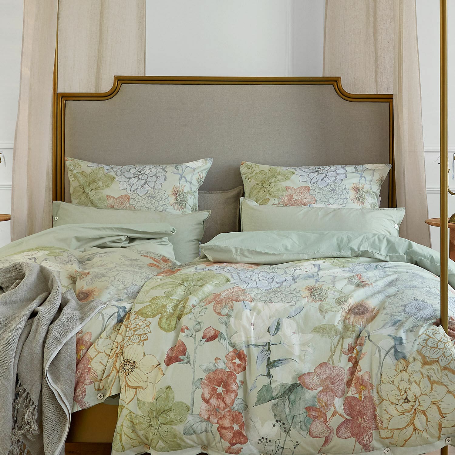 Lot de 2 housses de coussins Calithen