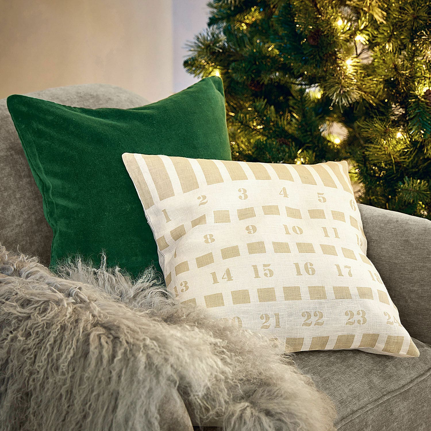 Lot de 2 housses de coussins Adour