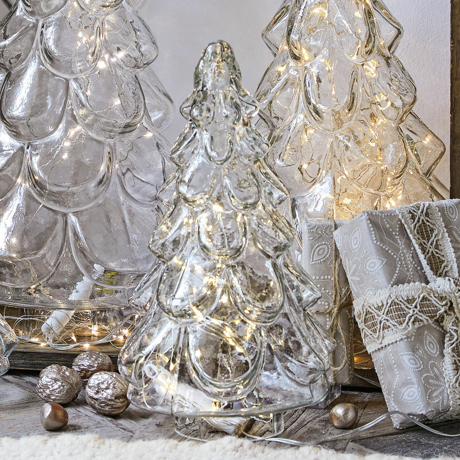 Lot de 4 sapins décoratifs Blandford